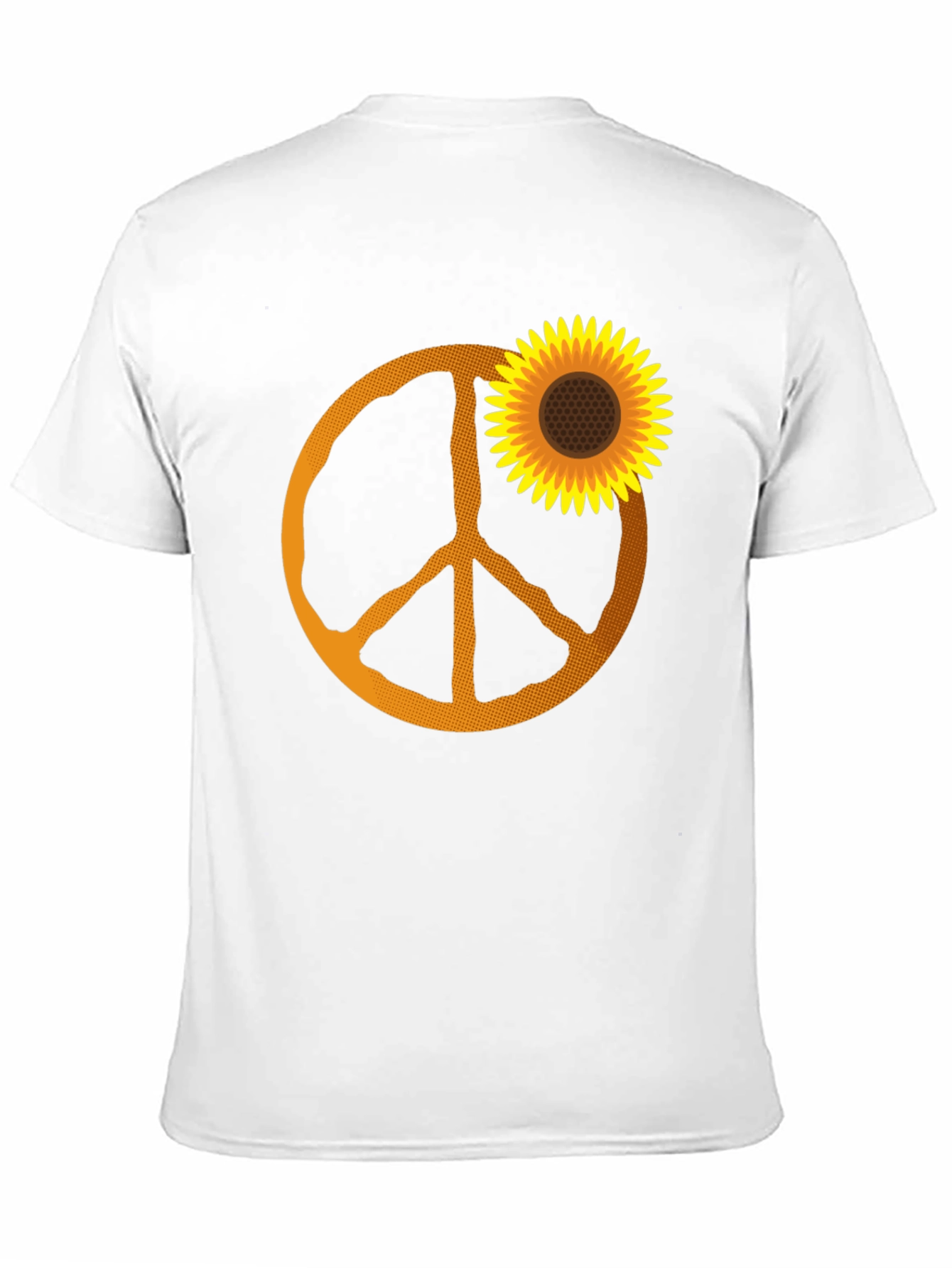 Sunflower Peace Sign Graphic Tee