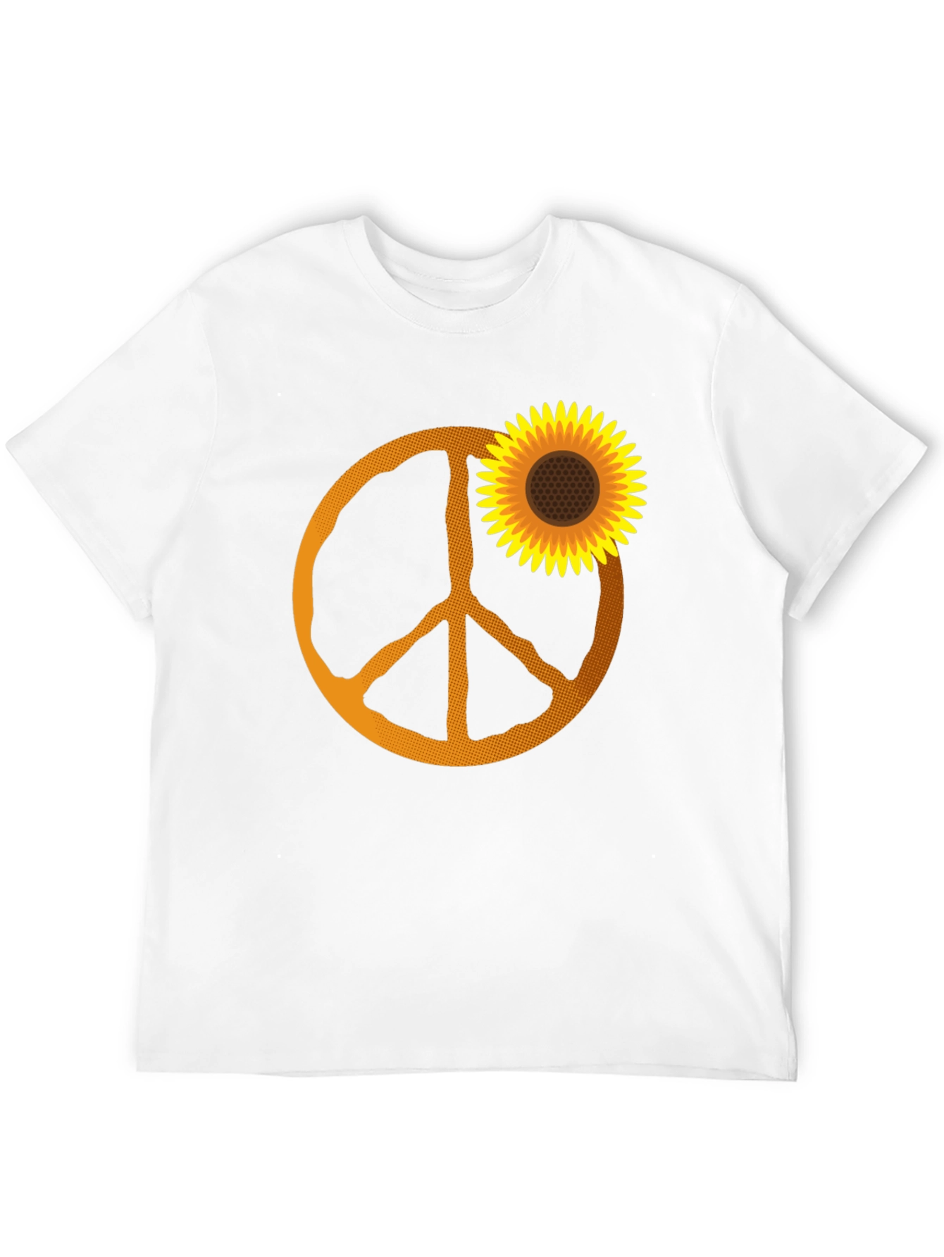Sunflower Peace Sign Graphic Tee
