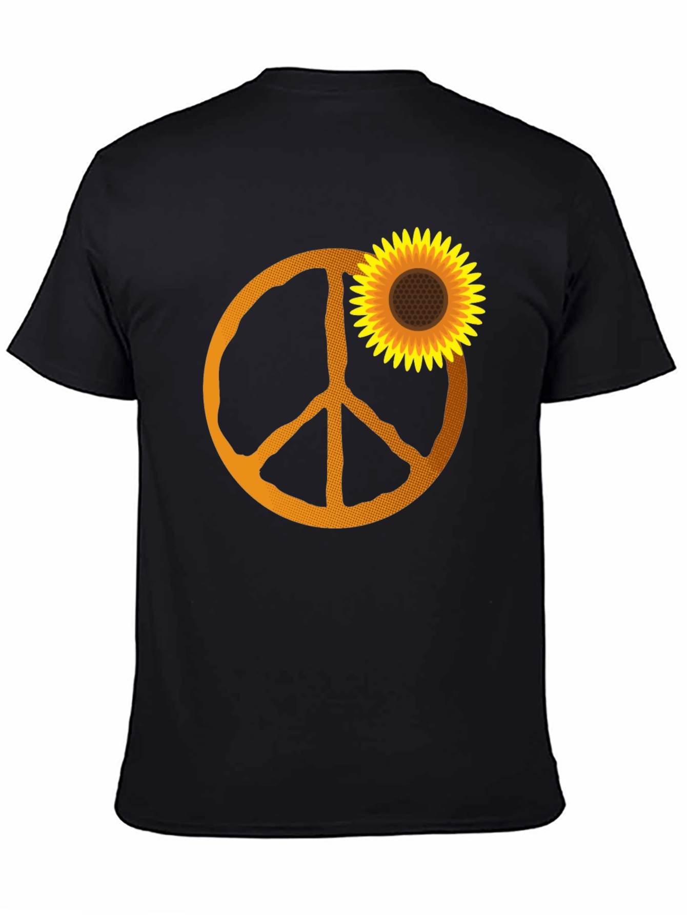 Sunflower Peace Sign Graphic Tee