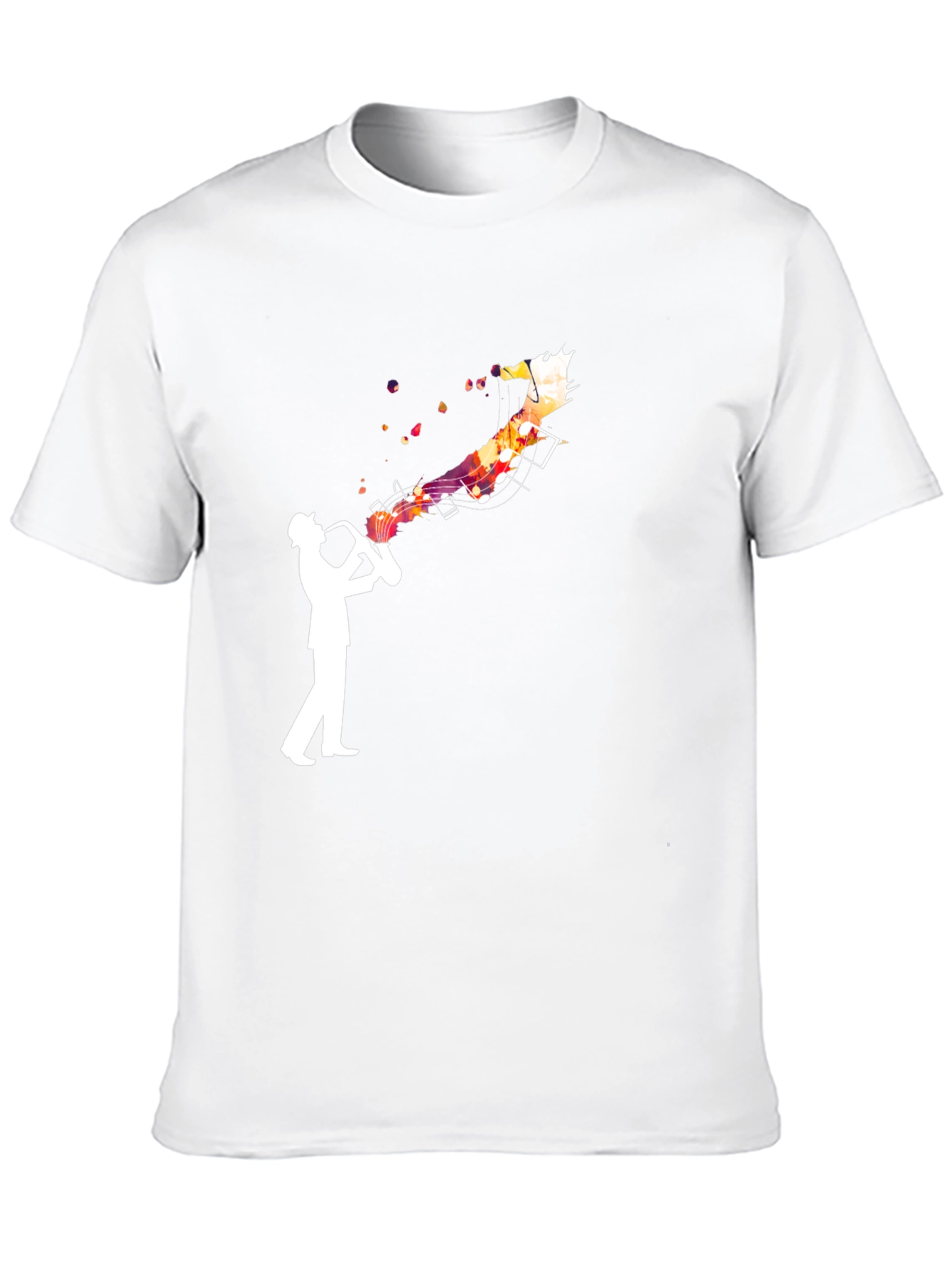Jazz Musician Graphic Tee - Black
