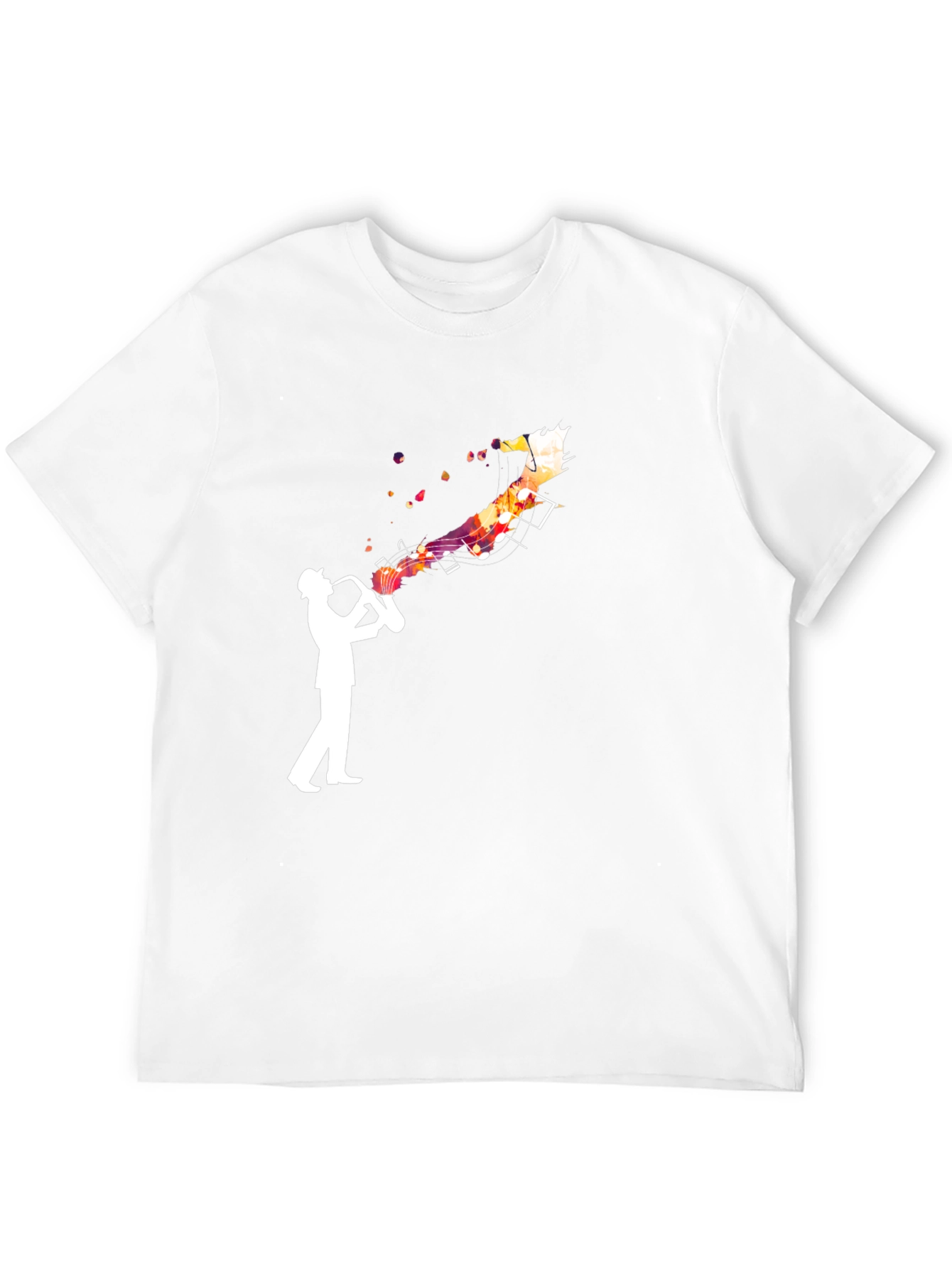 Jazz Musician Graphic Tee - Black