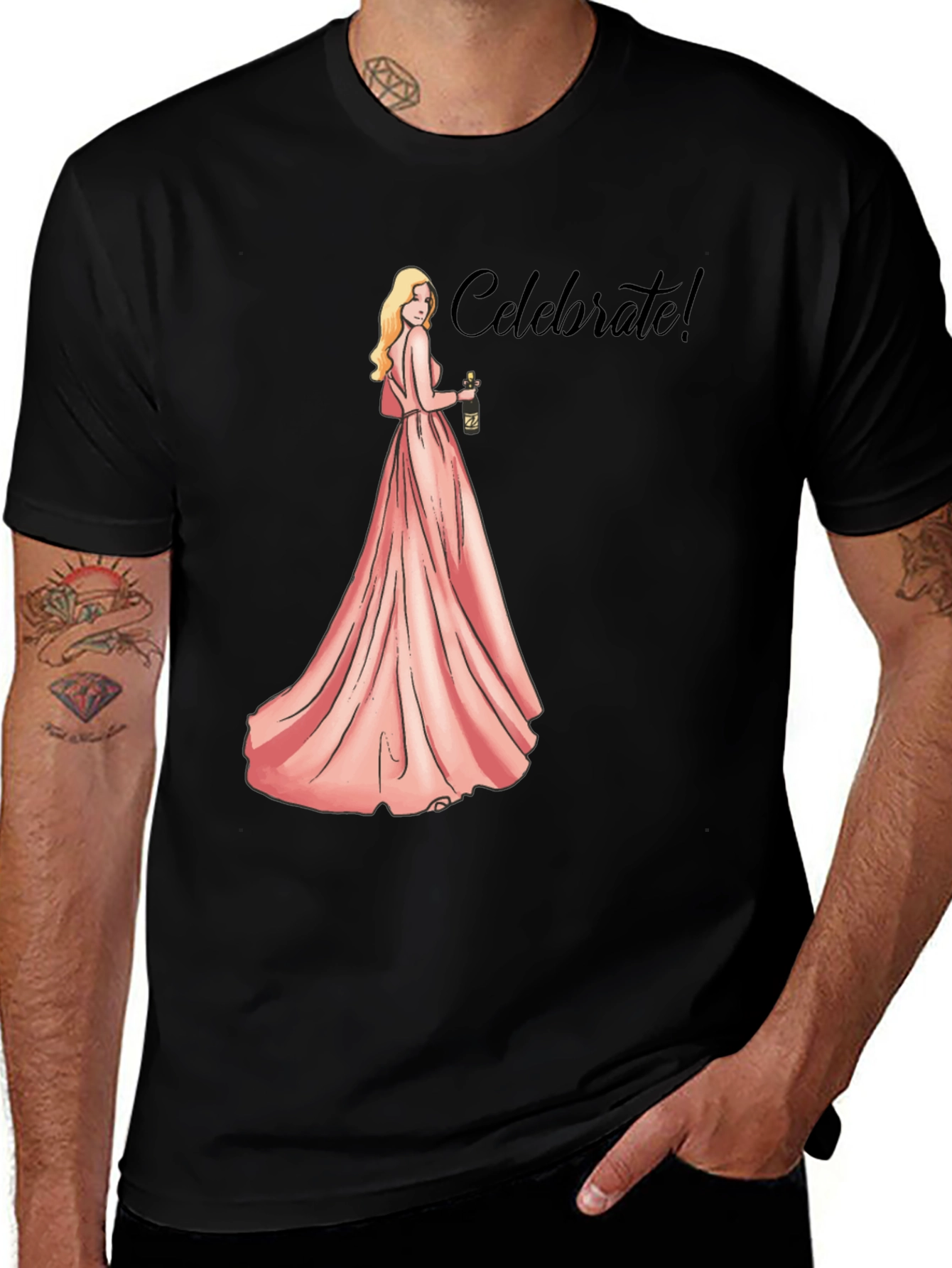 Celebrate! Womens Graphic T-Shirt
