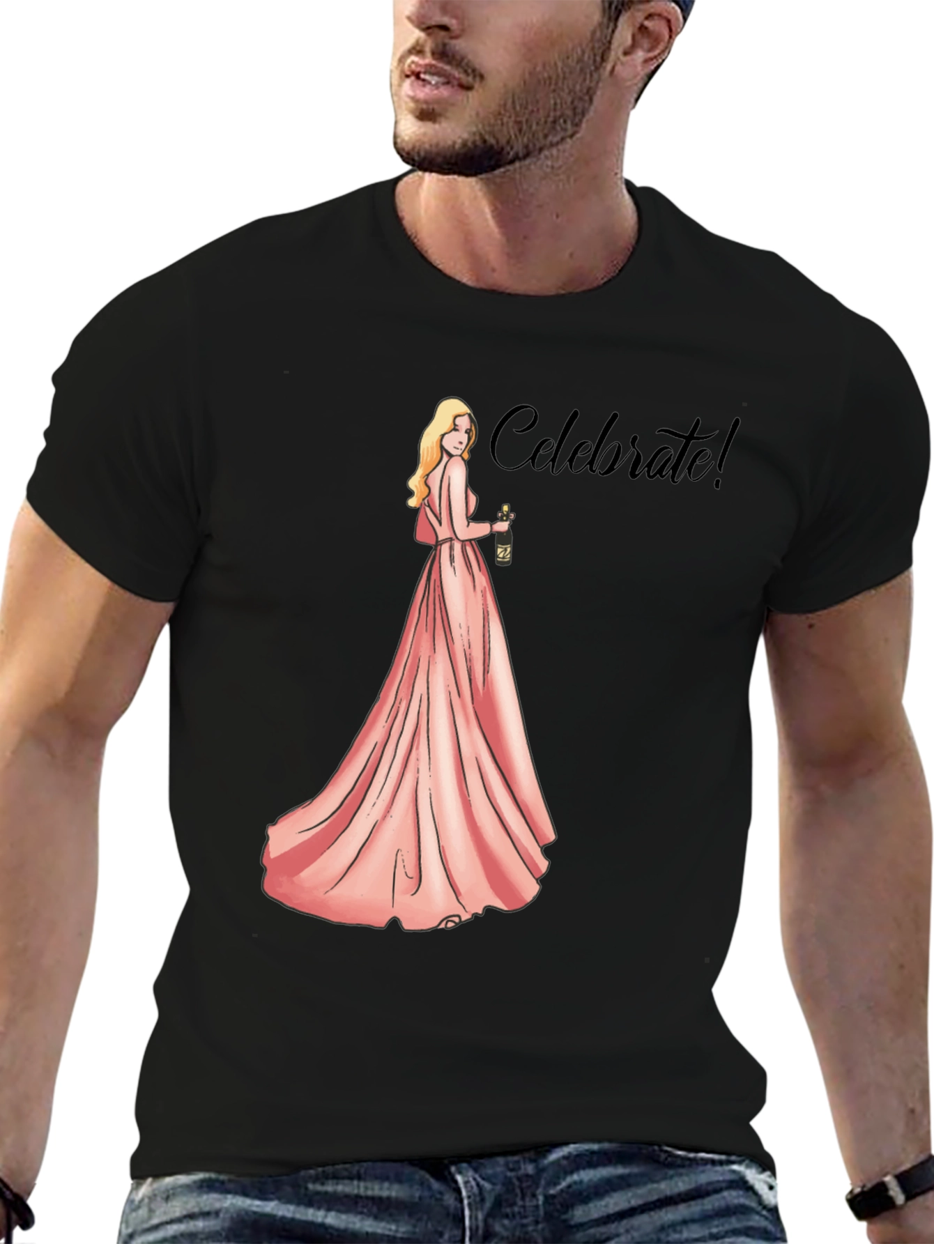 Celebrate! Womens Graphic T-Shirt