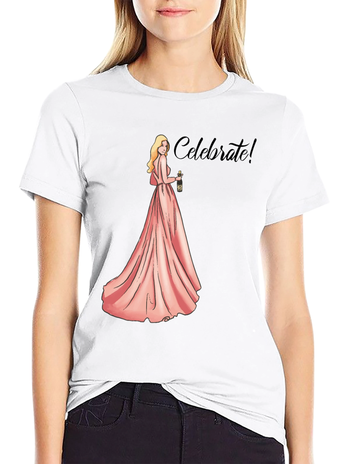 Celebrate! Womens Graphic T-Shirt
