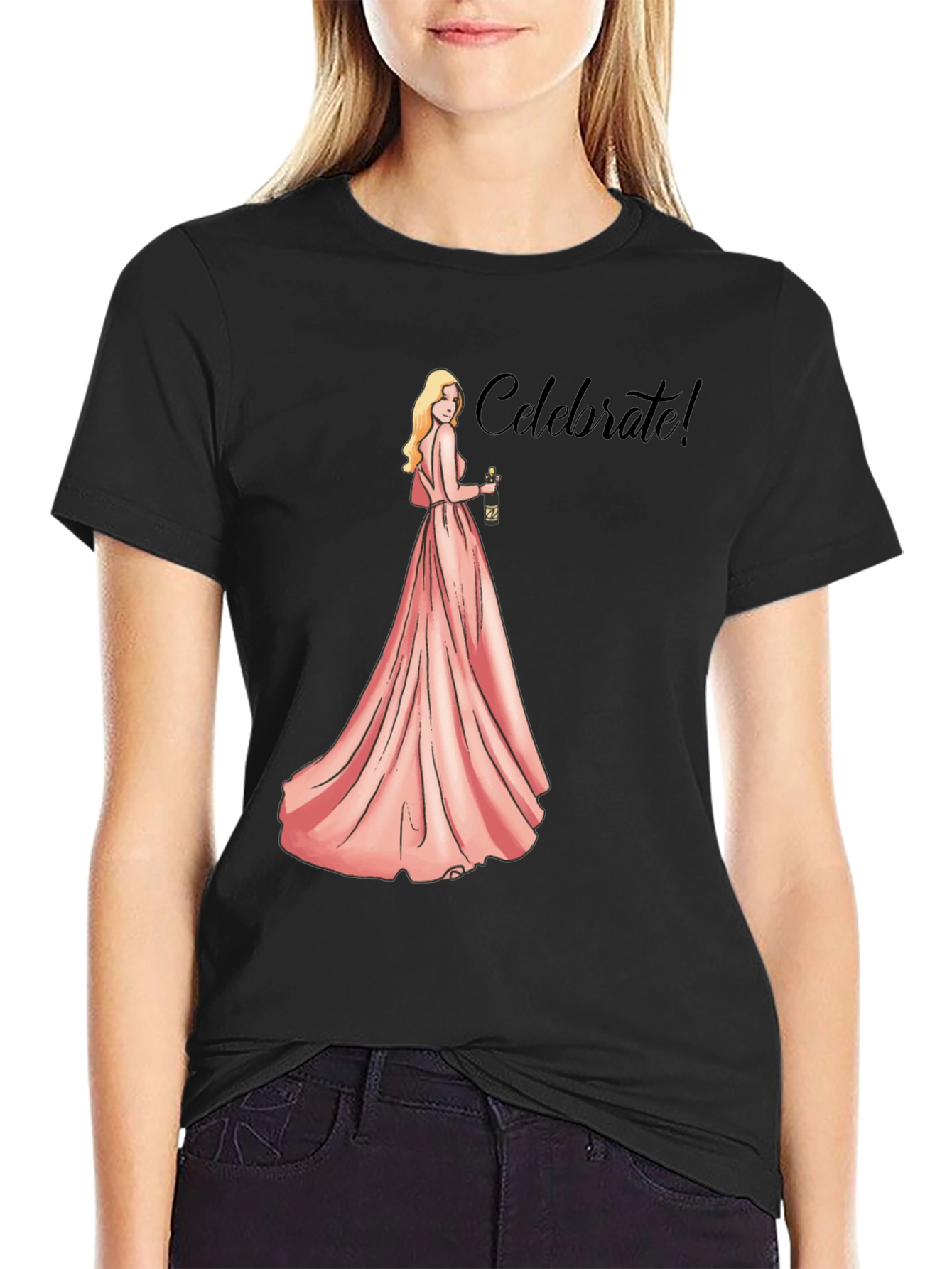Celebrate! Womens Graphic T-Shirt