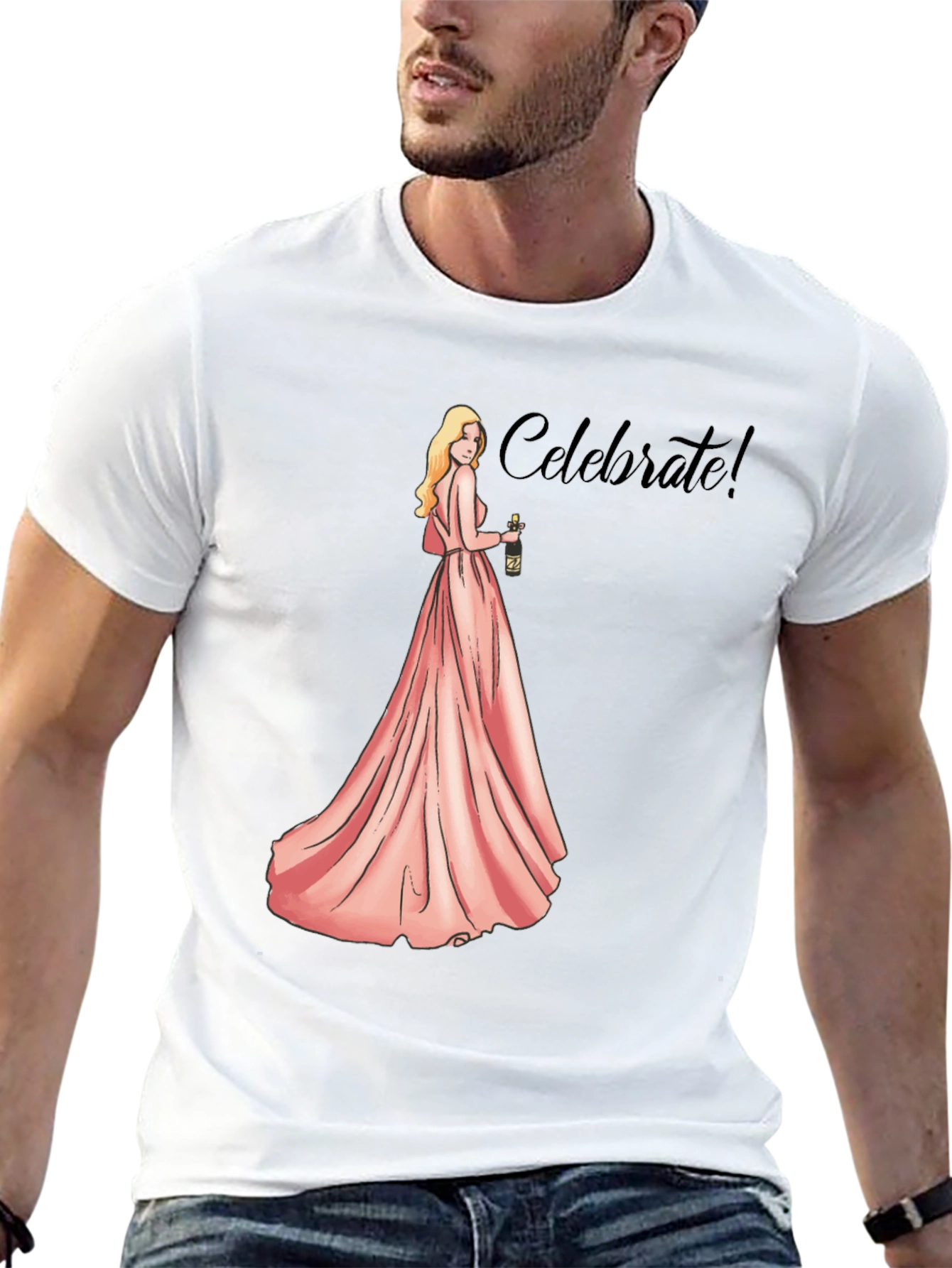 Celebrate! Womens Graphic T-Shirt