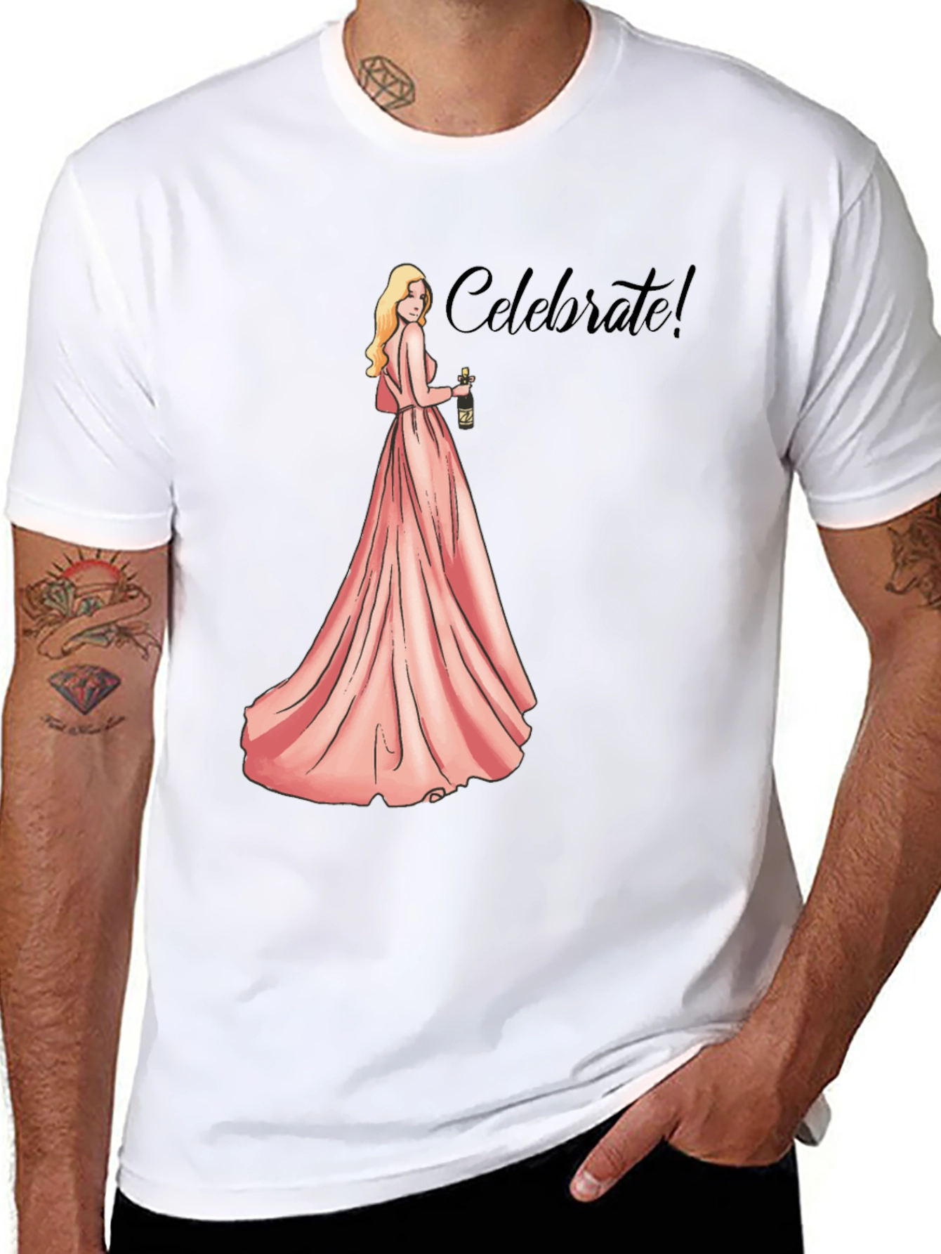 Celebrate! Womens Graphic T-Shirt