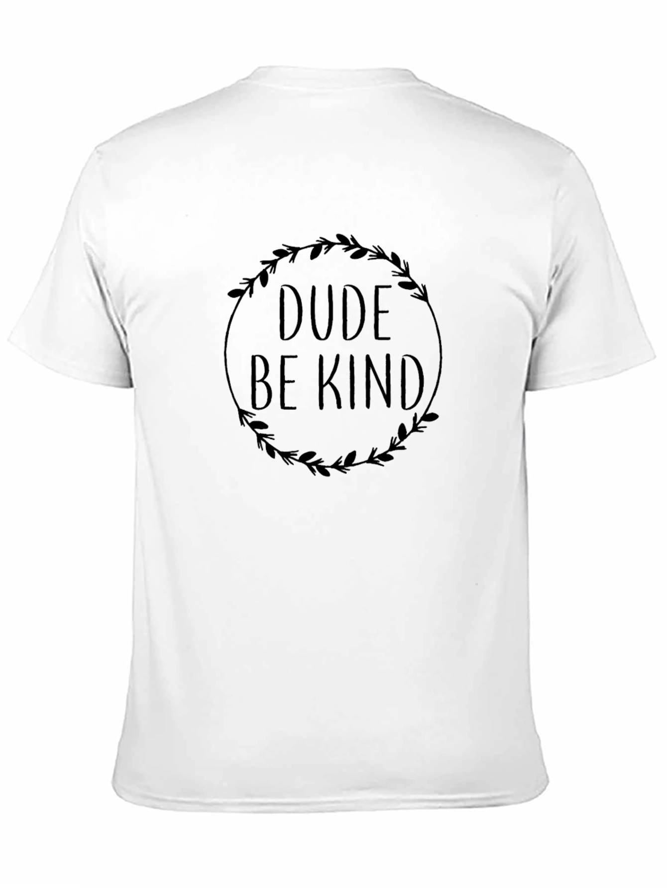 Dude Be Kind Graphic Tee - Soft Black T-Shirt