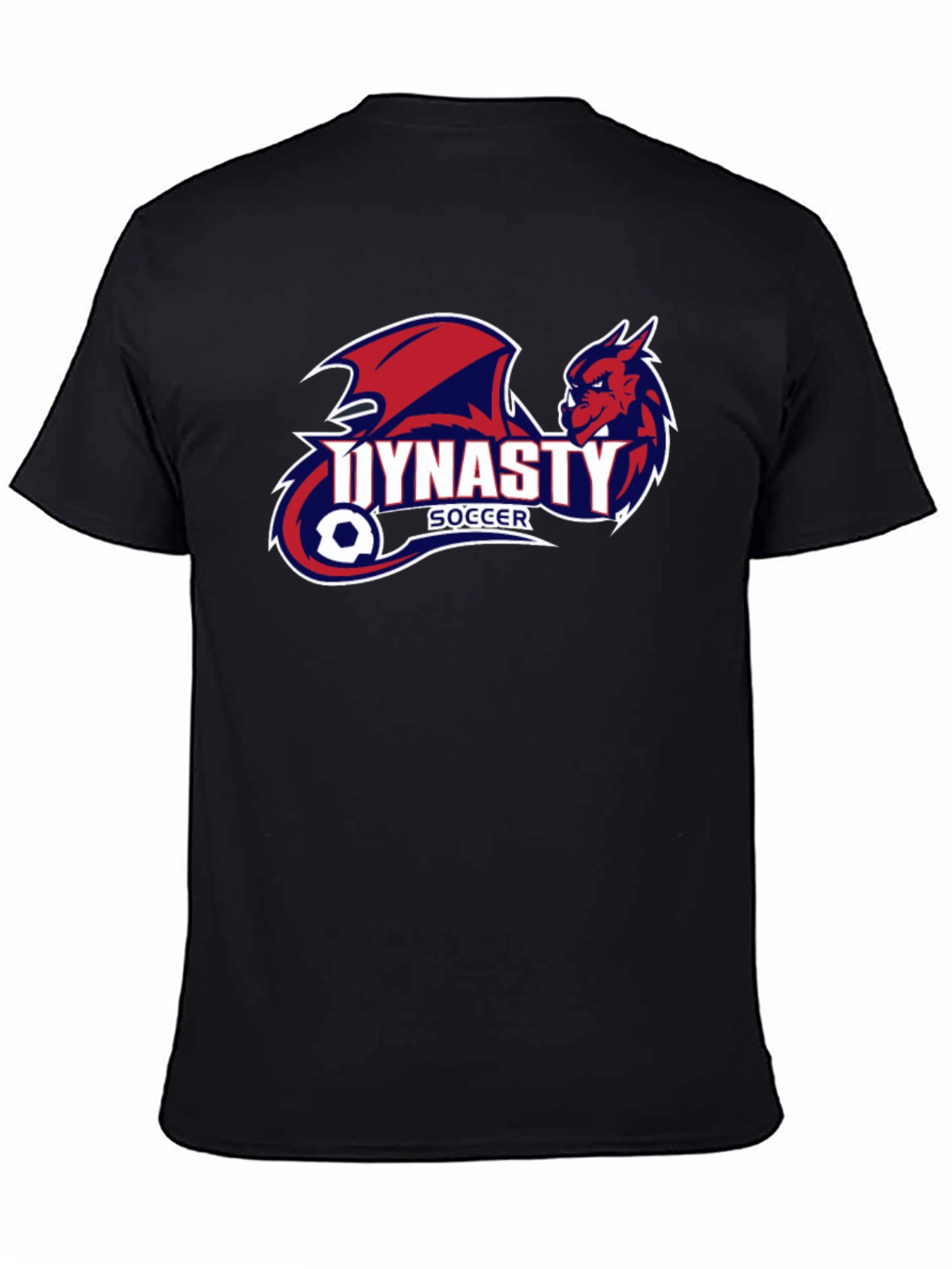 Dynasty Soccer Graphic Tee - Black