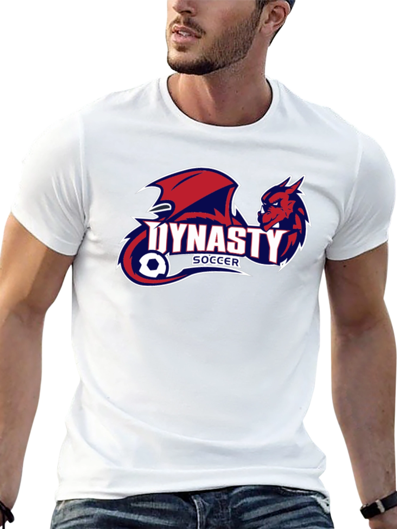 Dynasty Soccer Graphic Tee - Black