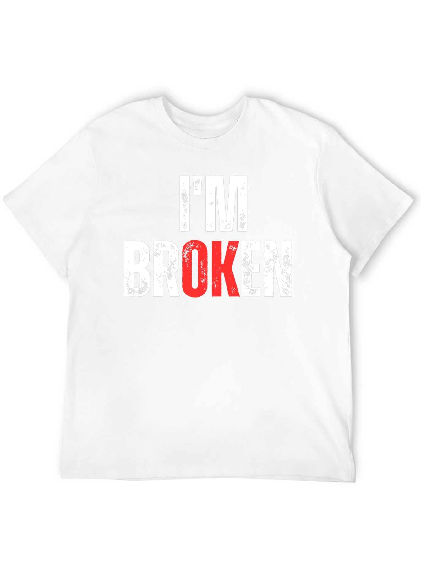 Im Broken Graphic Tee - Mens Black T-Shirt
