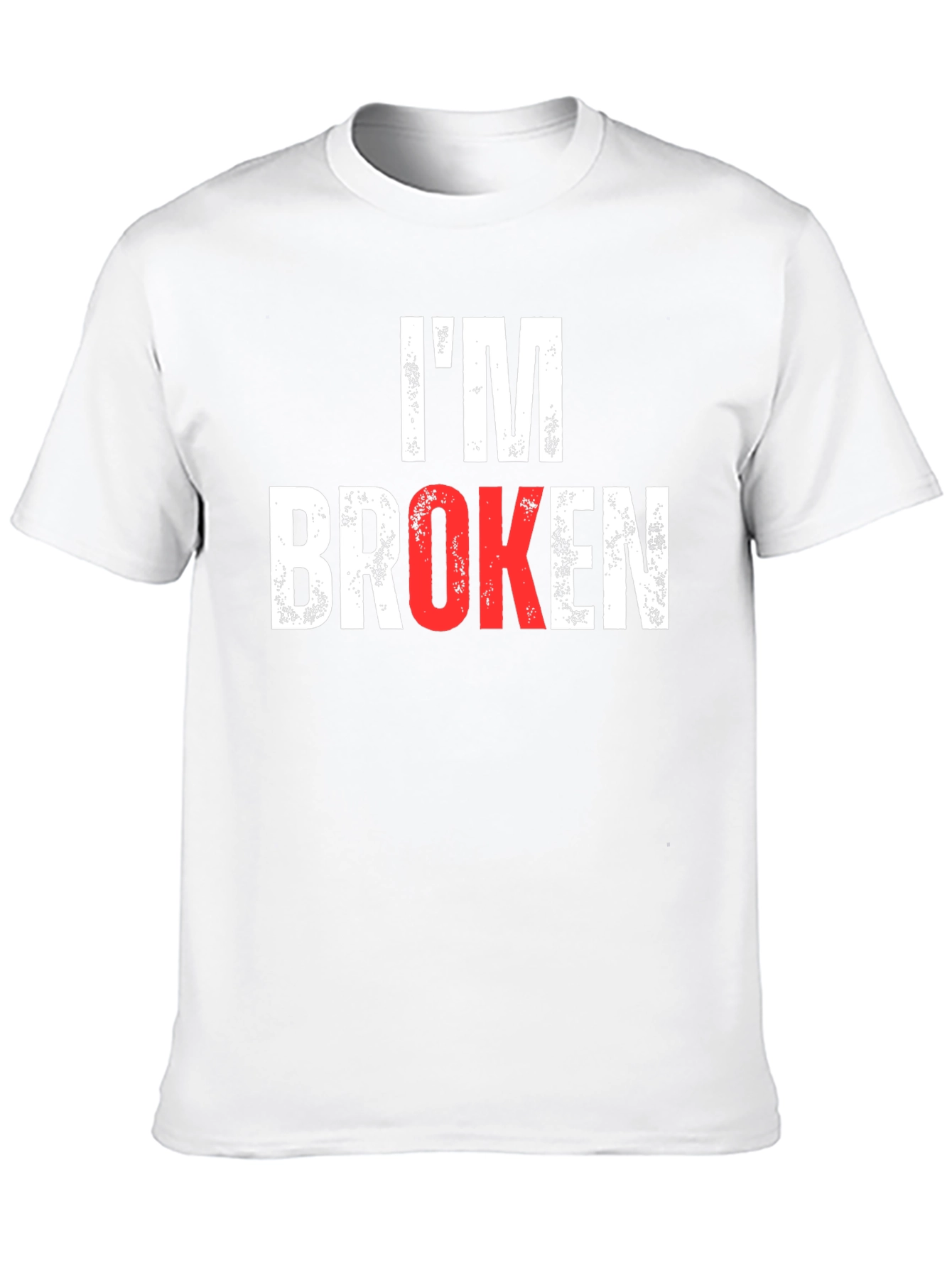 Im Broken Graphic Tee - Mens Black T-Shirt