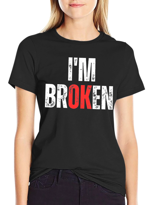 Im Broken Graphic Tee - Mens Black T-Shirt