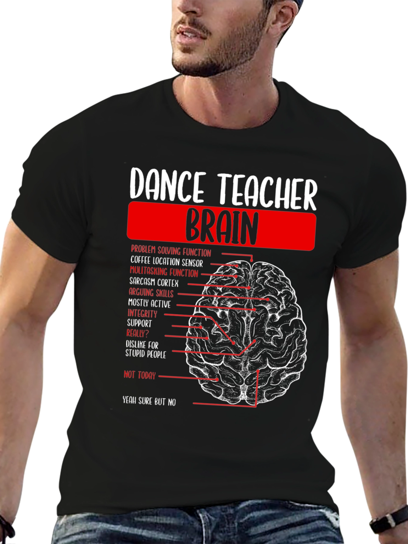 Dance Teacher Brain T-Shirt