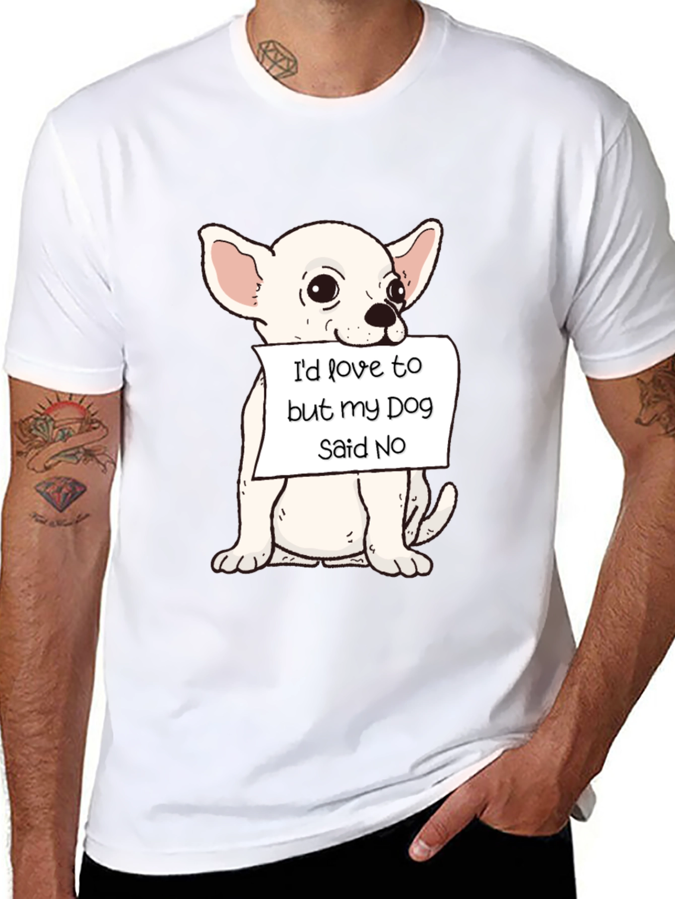 Dog Said No Graphic T-Shirt