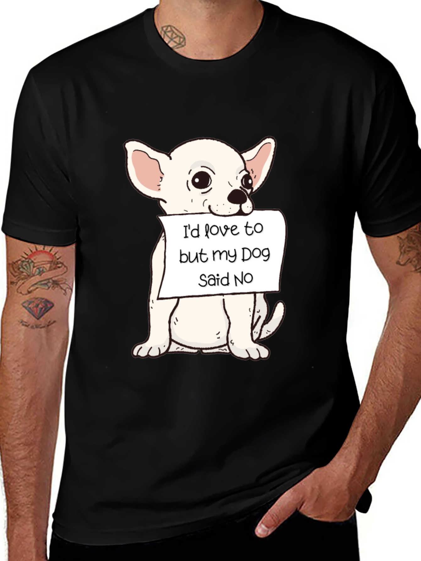 Dog Said No Graphic T-Shirt