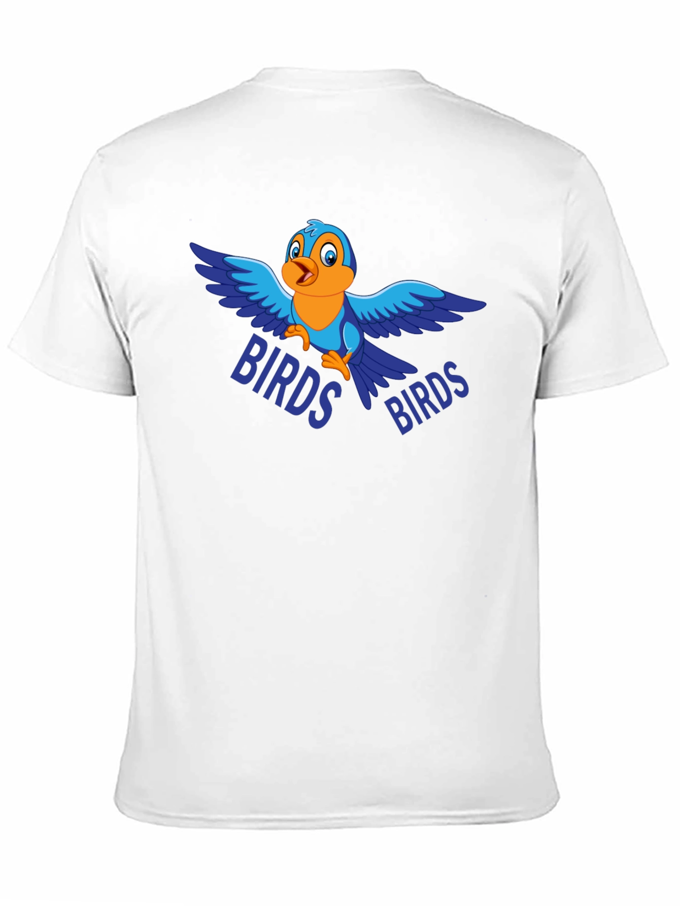Birds Graphic Black T-Shirt