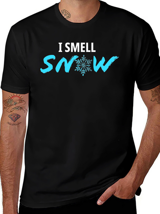 I Smell Snow T-Shirt - Winter Holiday Tee