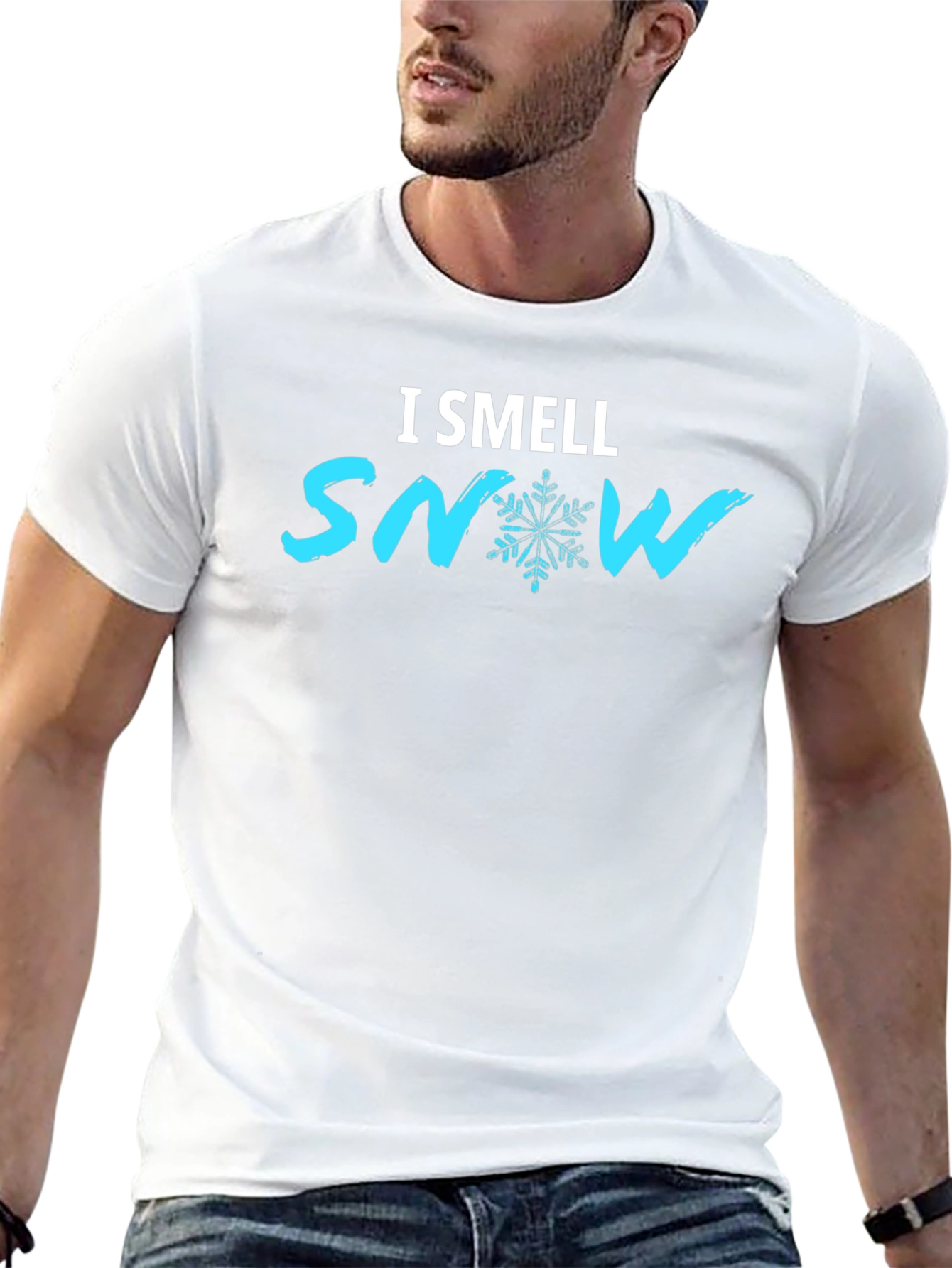 I Smell Snow T-Shirt - Winter Holiday Tee