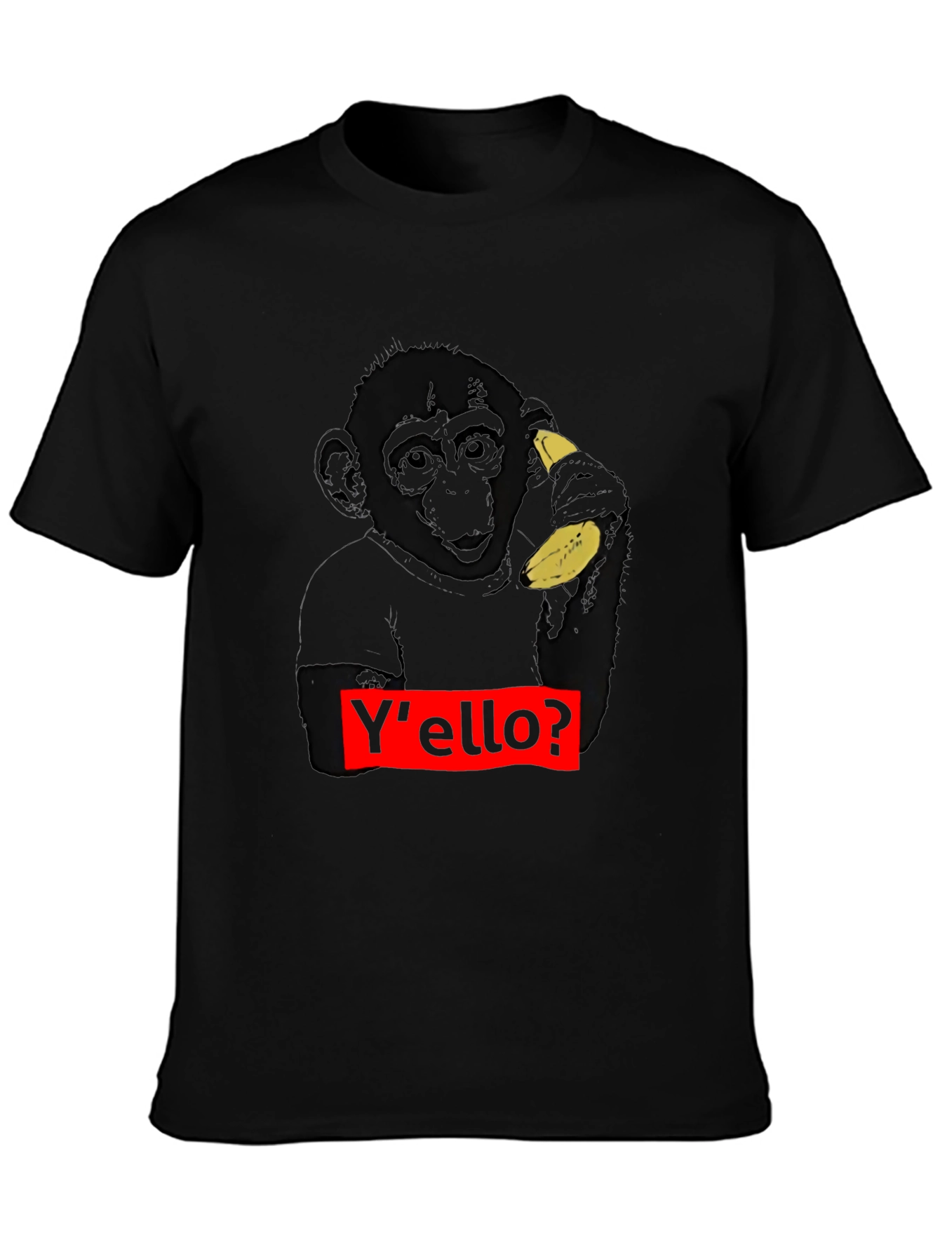 Yello Monkey T-Shirt - Banana Phone!
