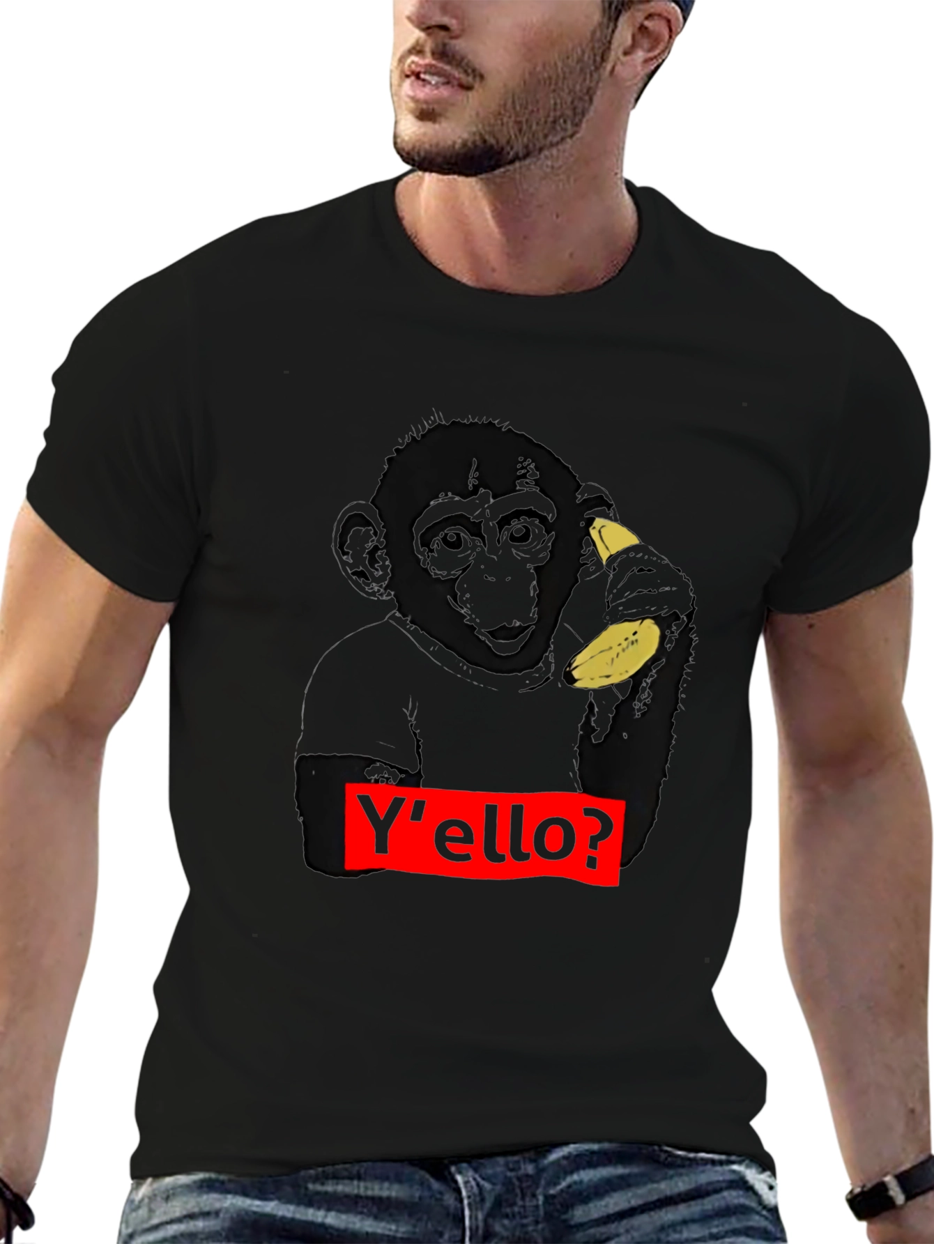 Yello Monkey T-Shirt - Banana Phone!