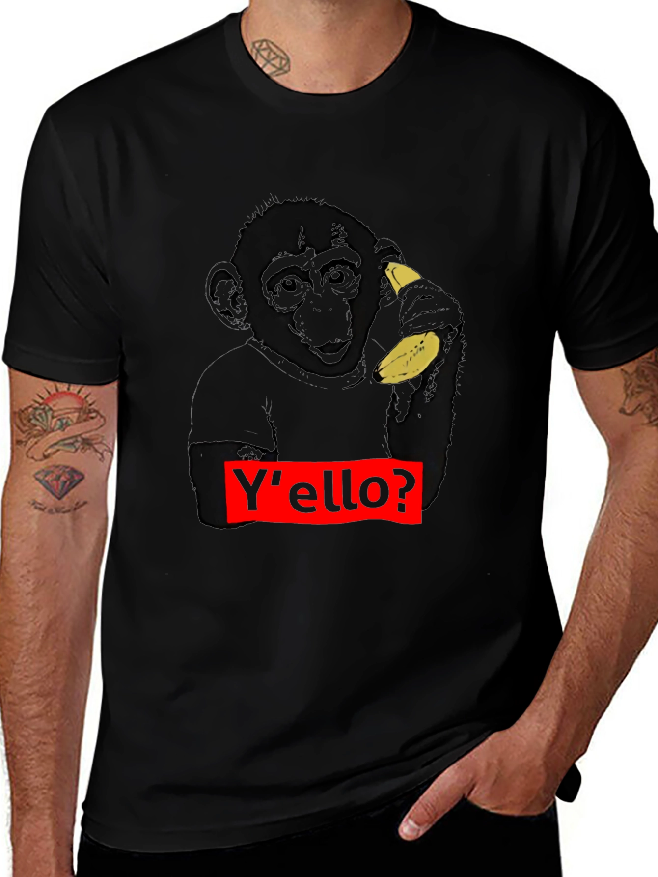 Yello Monkey T-Shirt - Banana Phone!