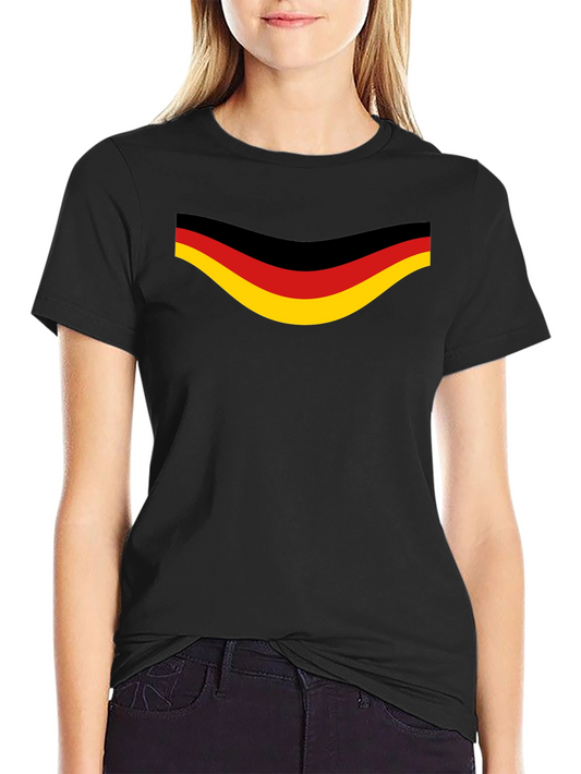 Germany Flag Graphic Black T-Shirt