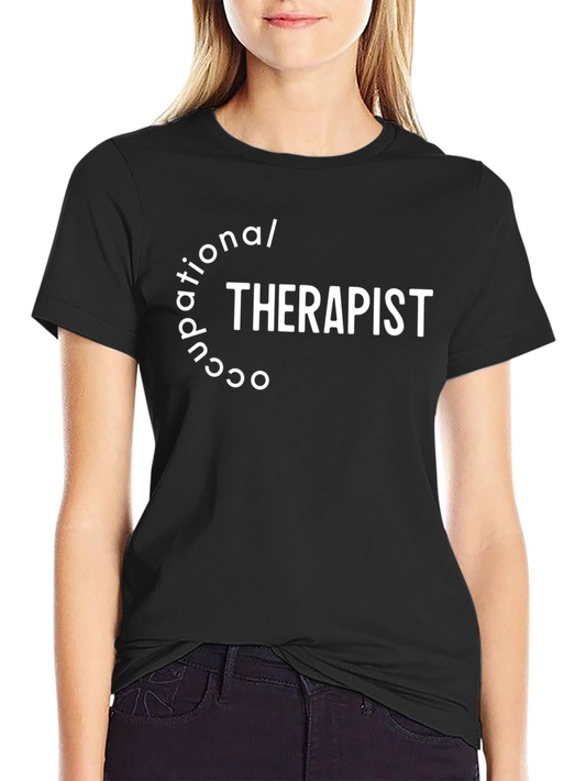 Occupational Therapist T-Shirt - Black Cotton Tee