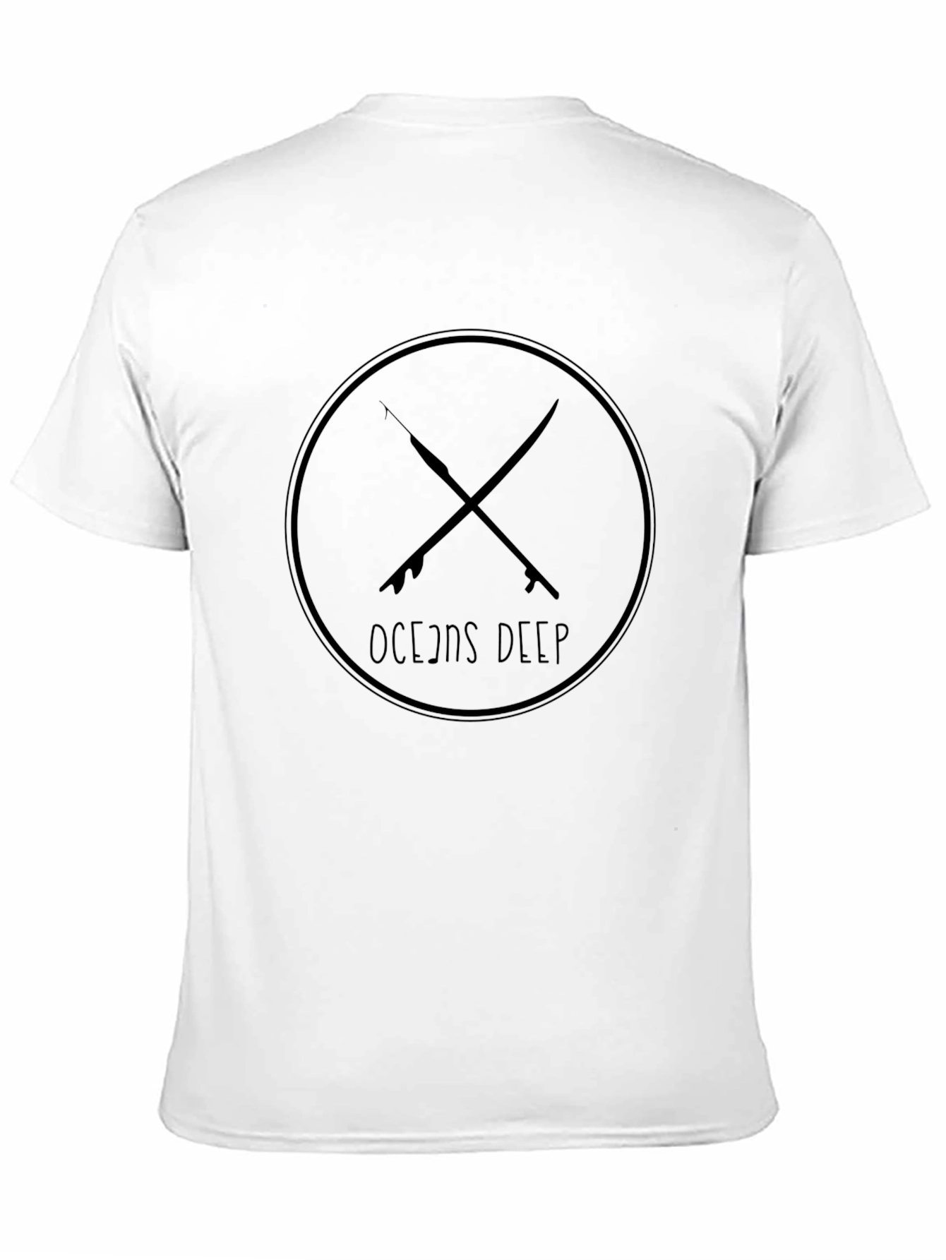 Oceans Deep Black Graphic T-Shirt