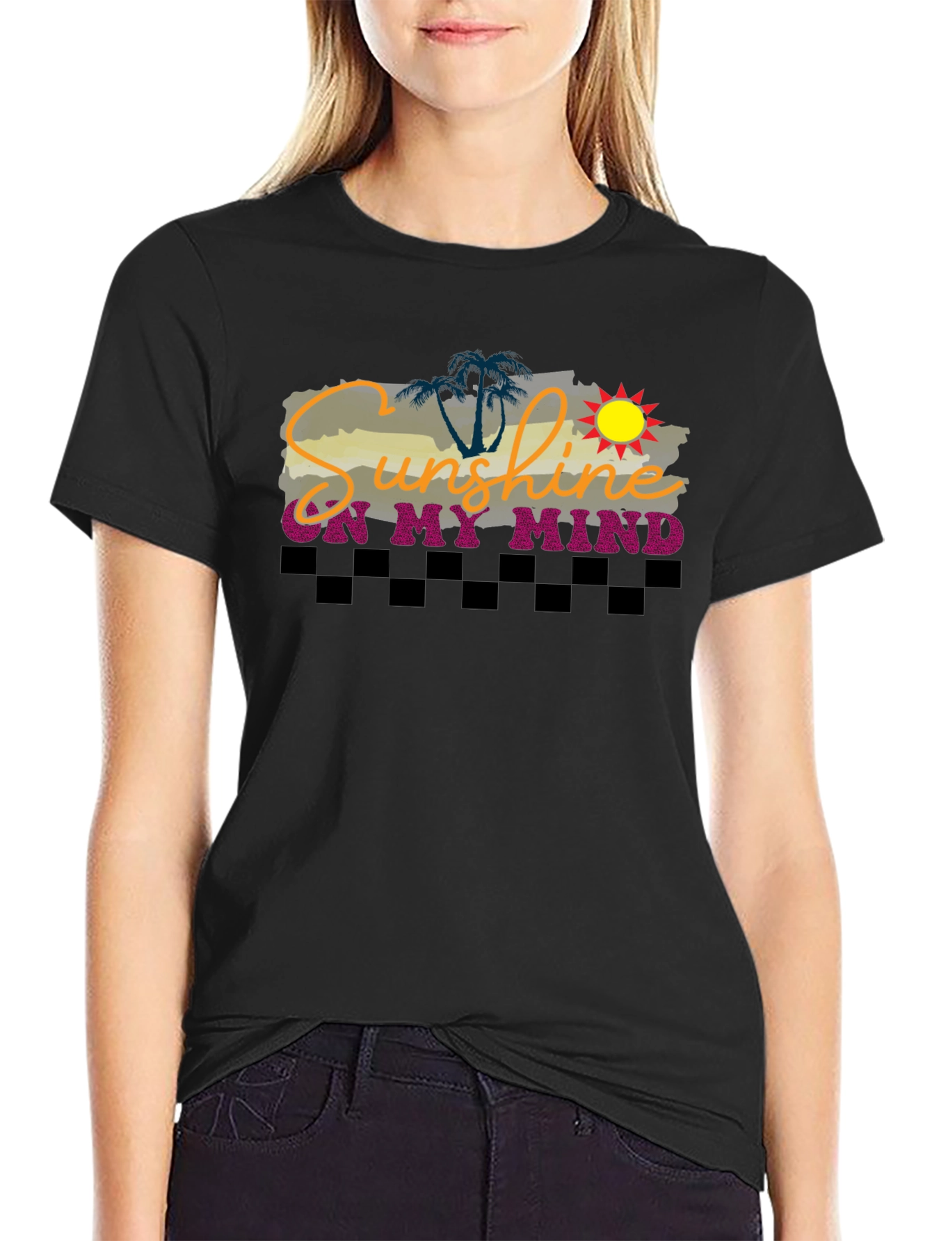Sunshine On My Mind Graphic Tee - Tropical Vibe