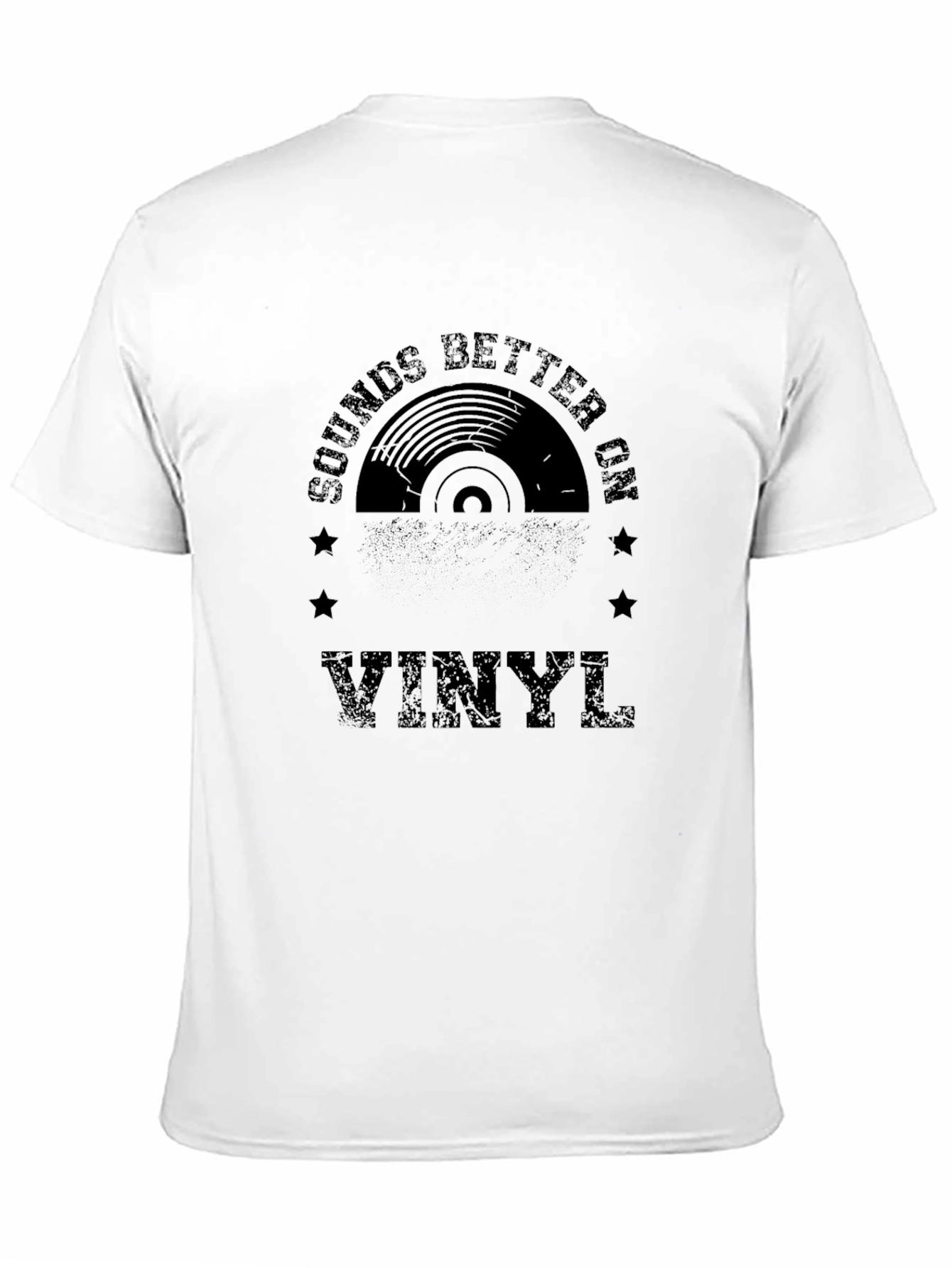 Sounds Better On Vinyl Black T-Shirt