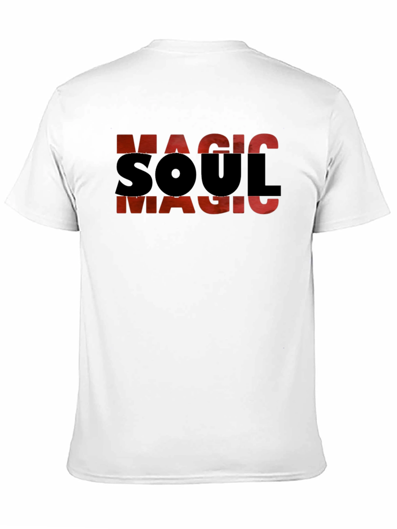 Magic Soul Graphic T-Shirt - Black Cotton Blend