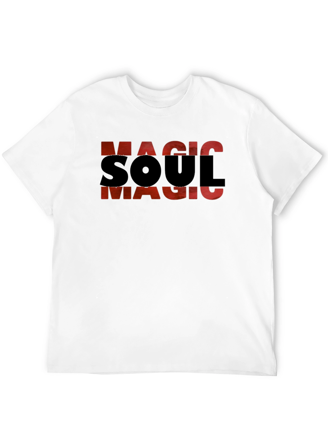 Magic Soul Graphic T-Shirt - Black Cotton Blend