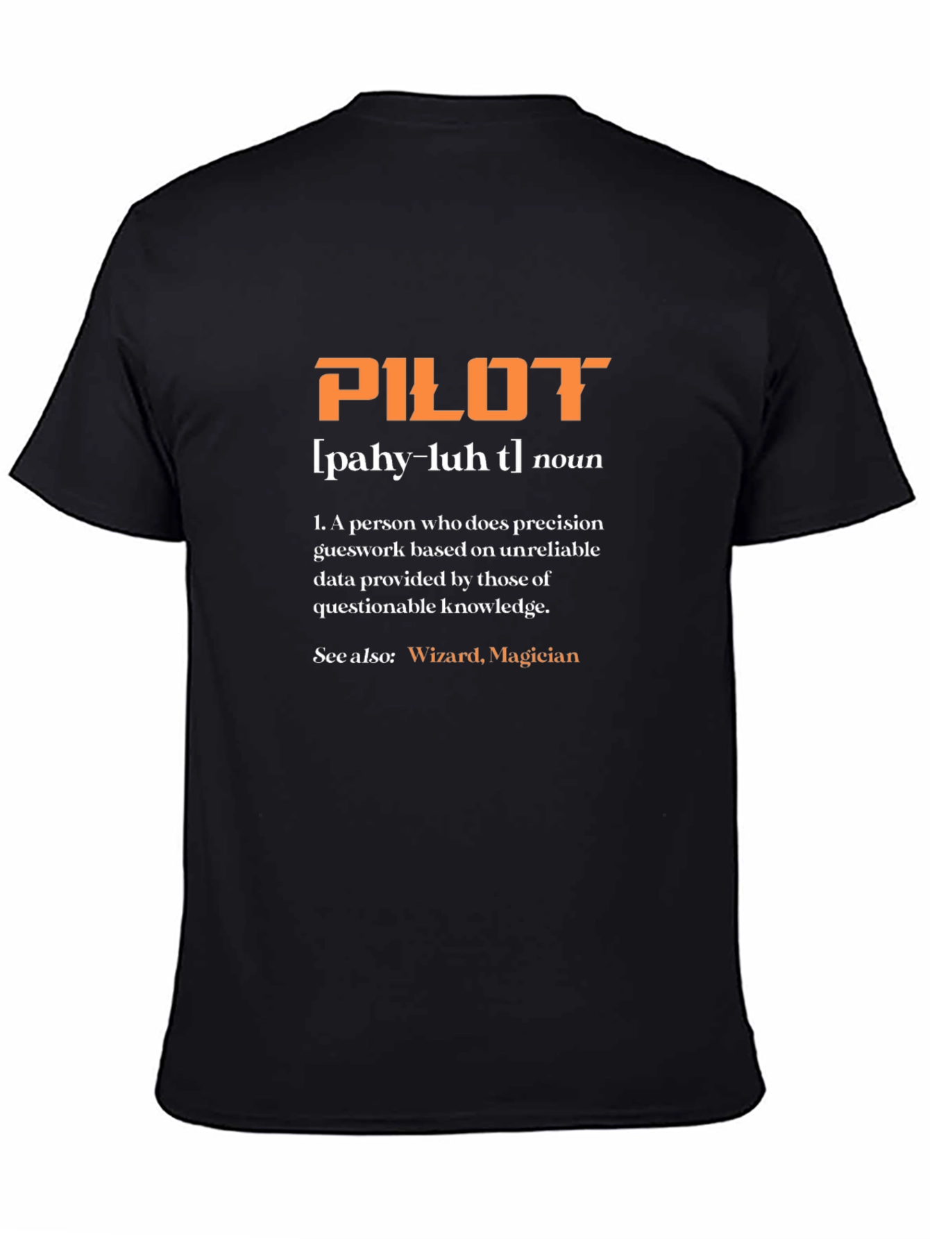 Pilot Definition Graphic T-Shirt