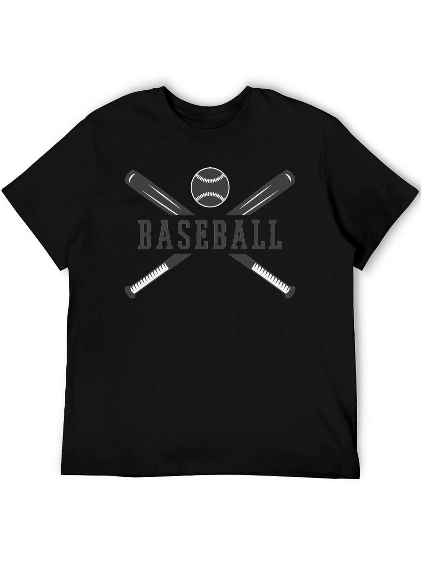 Baseball Bats & Ball Graphic T-Shirt