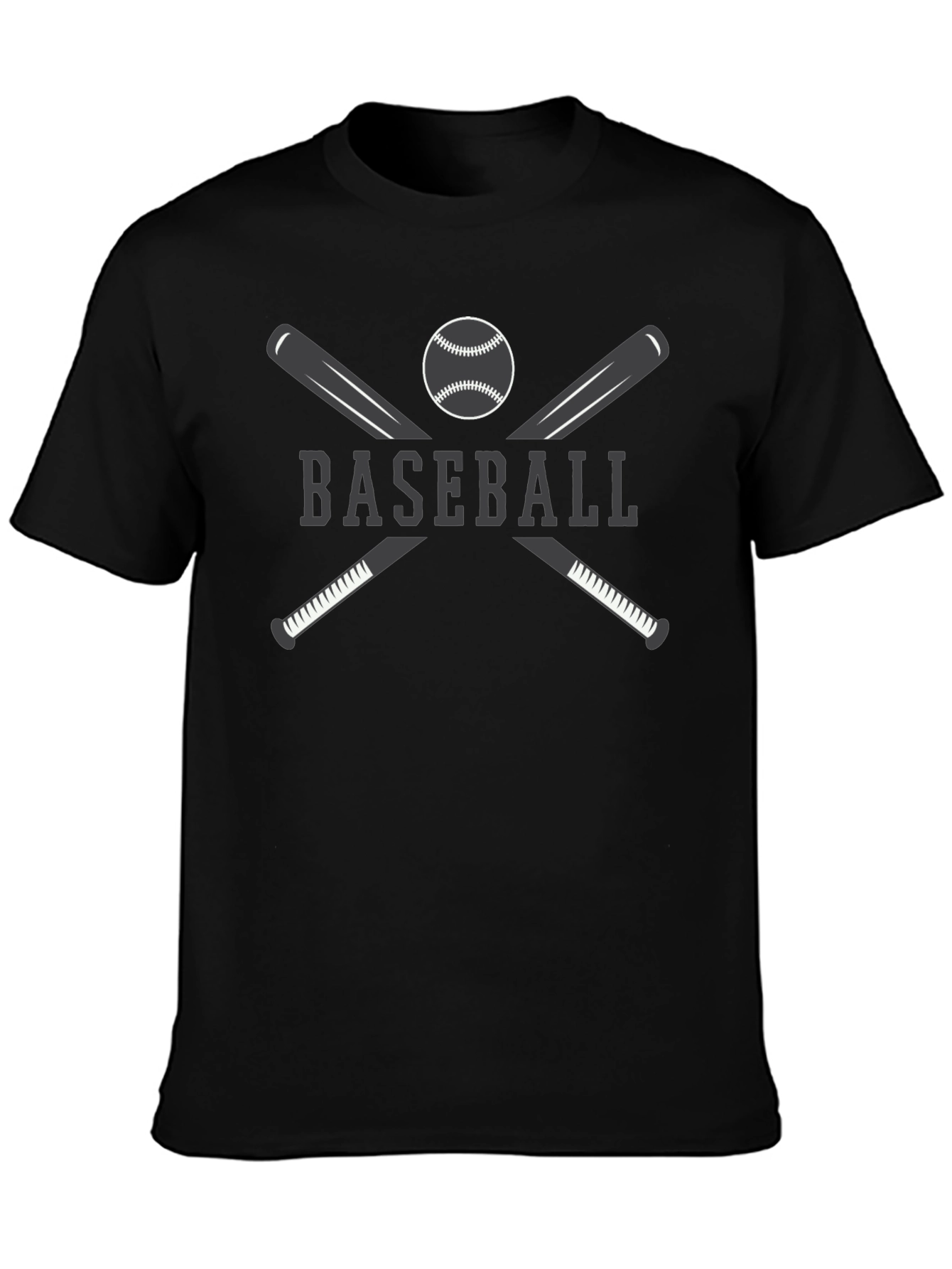 Baseball Bats & Ball Graphic T-Shirt