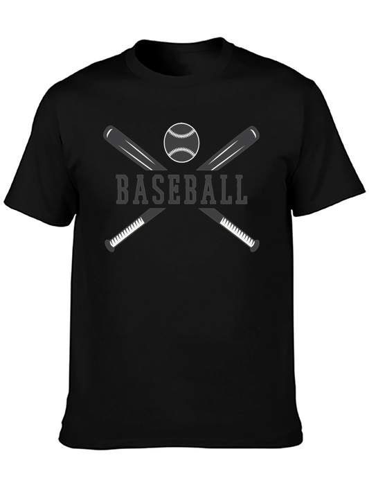 Baseball Bats & Ball Graphic T-Shirt