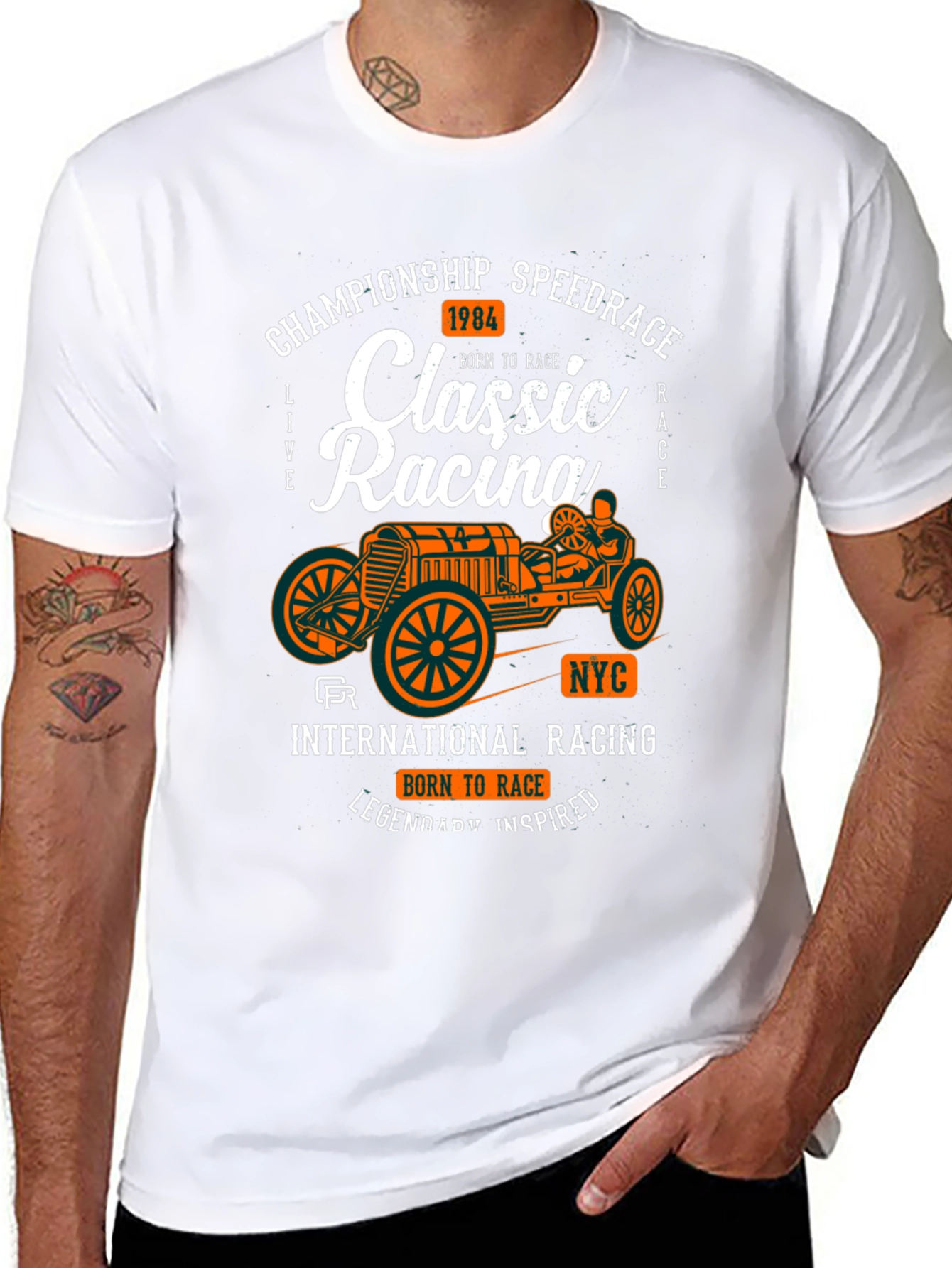 Classic Racing Graphic T-Shirt