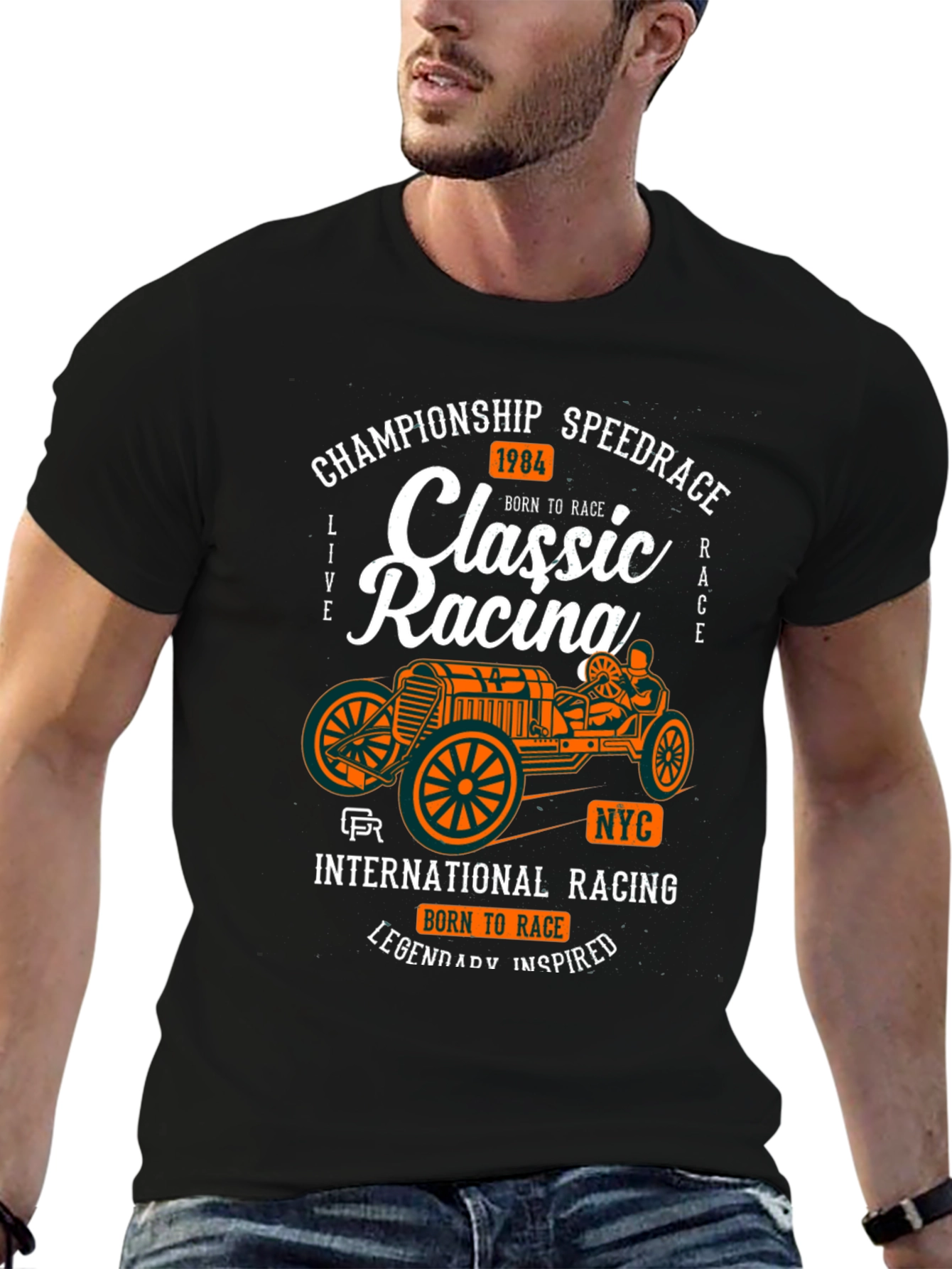 Classic Racing Graphic T-Shirt