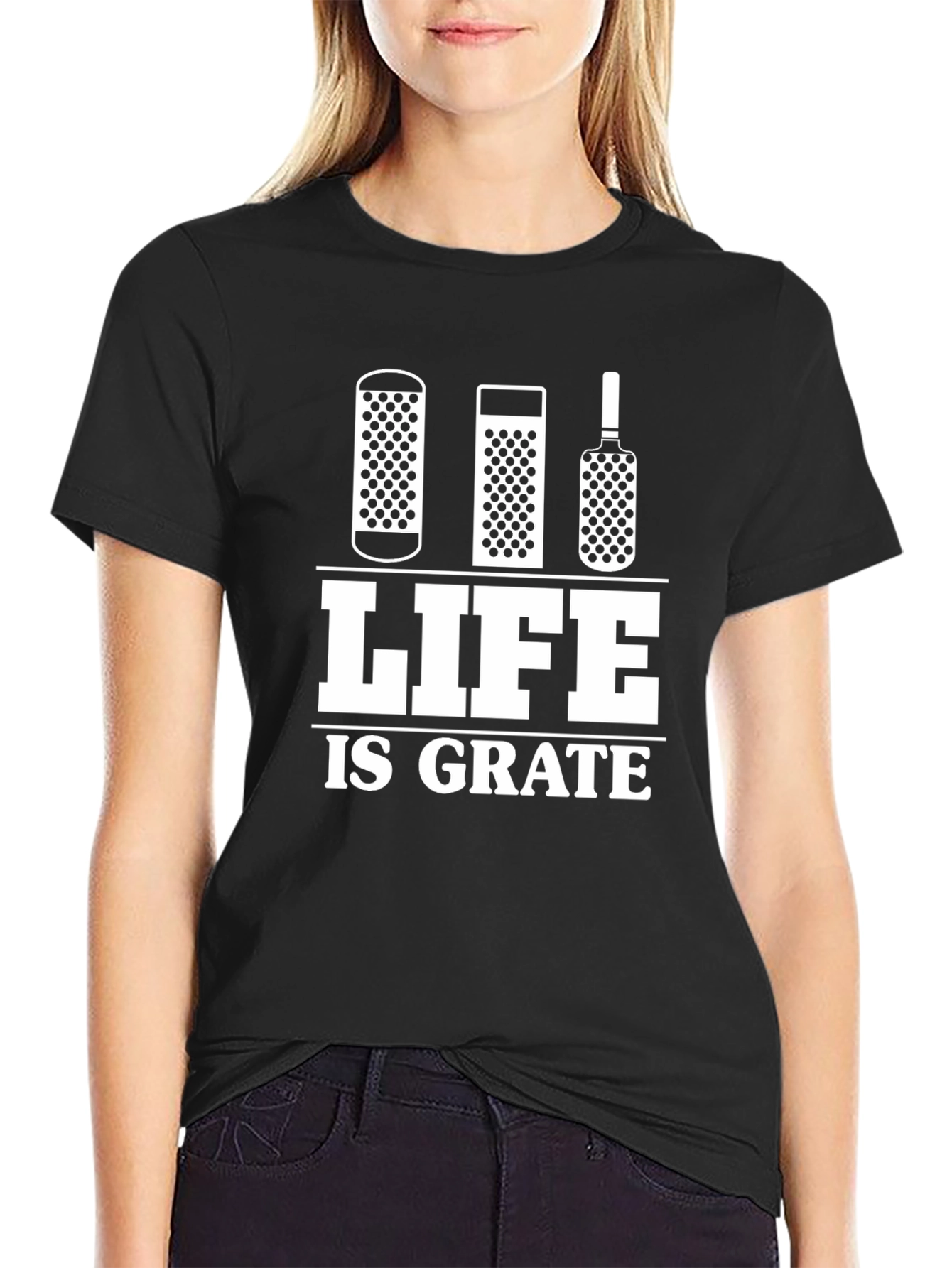 Life Is Grate T-Shirt - Funny Foodie Tee