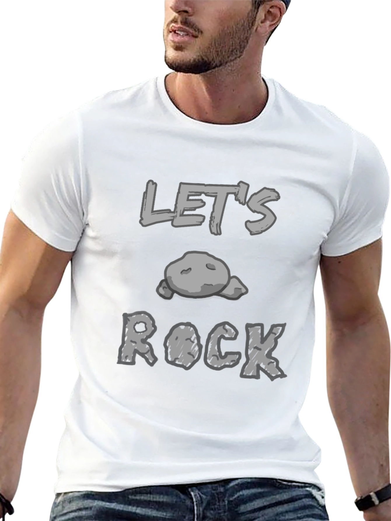 Lets Rock T-Shirt - Fun & Stylish Design