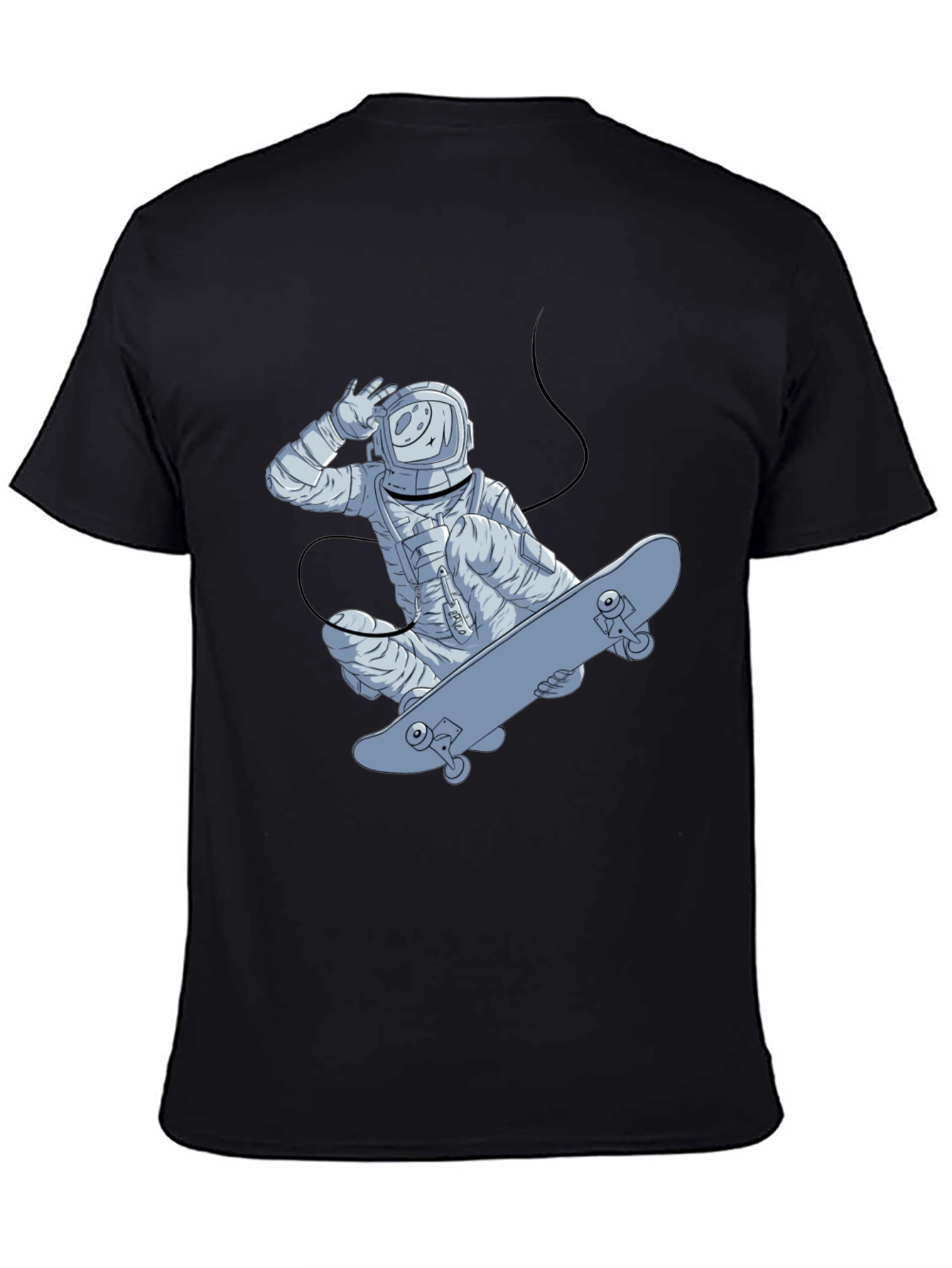 Astronaut Skateboarder Graphic T-Shirt