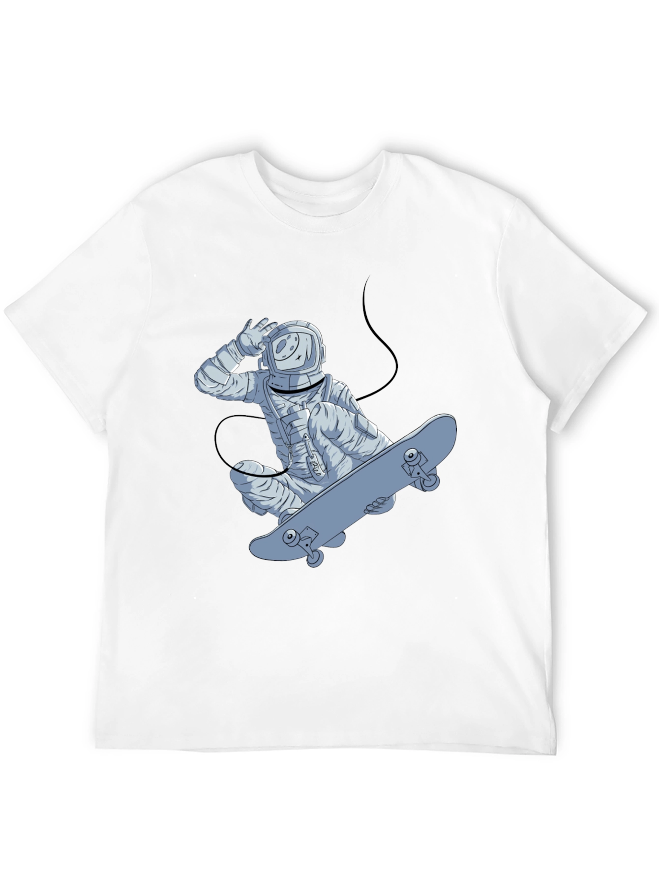 Astronaut Skateboarder Graphic T-Shirt