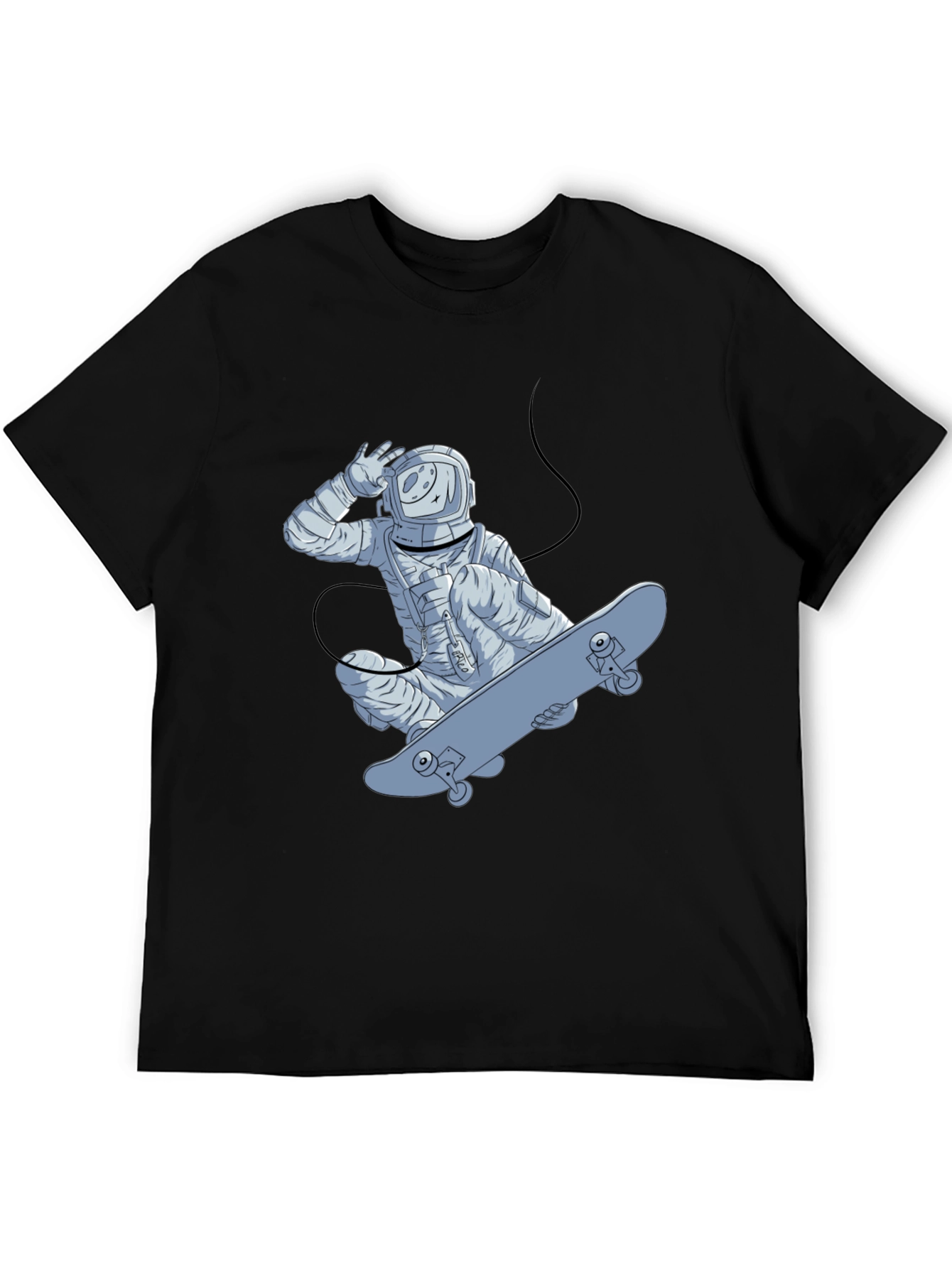 Astronaut Skateboarder Graphic T-Shirt