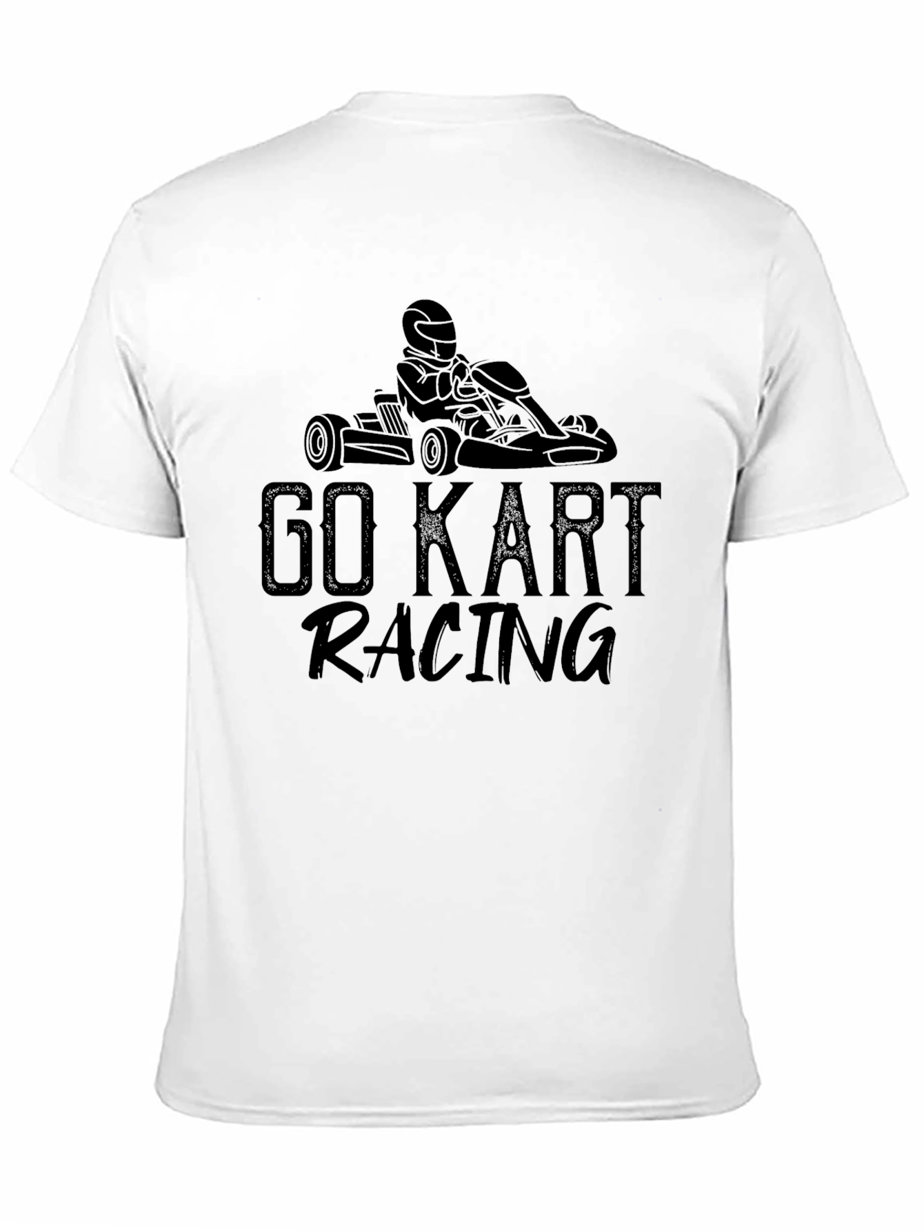 Go Kart Racing Black T-Shirt