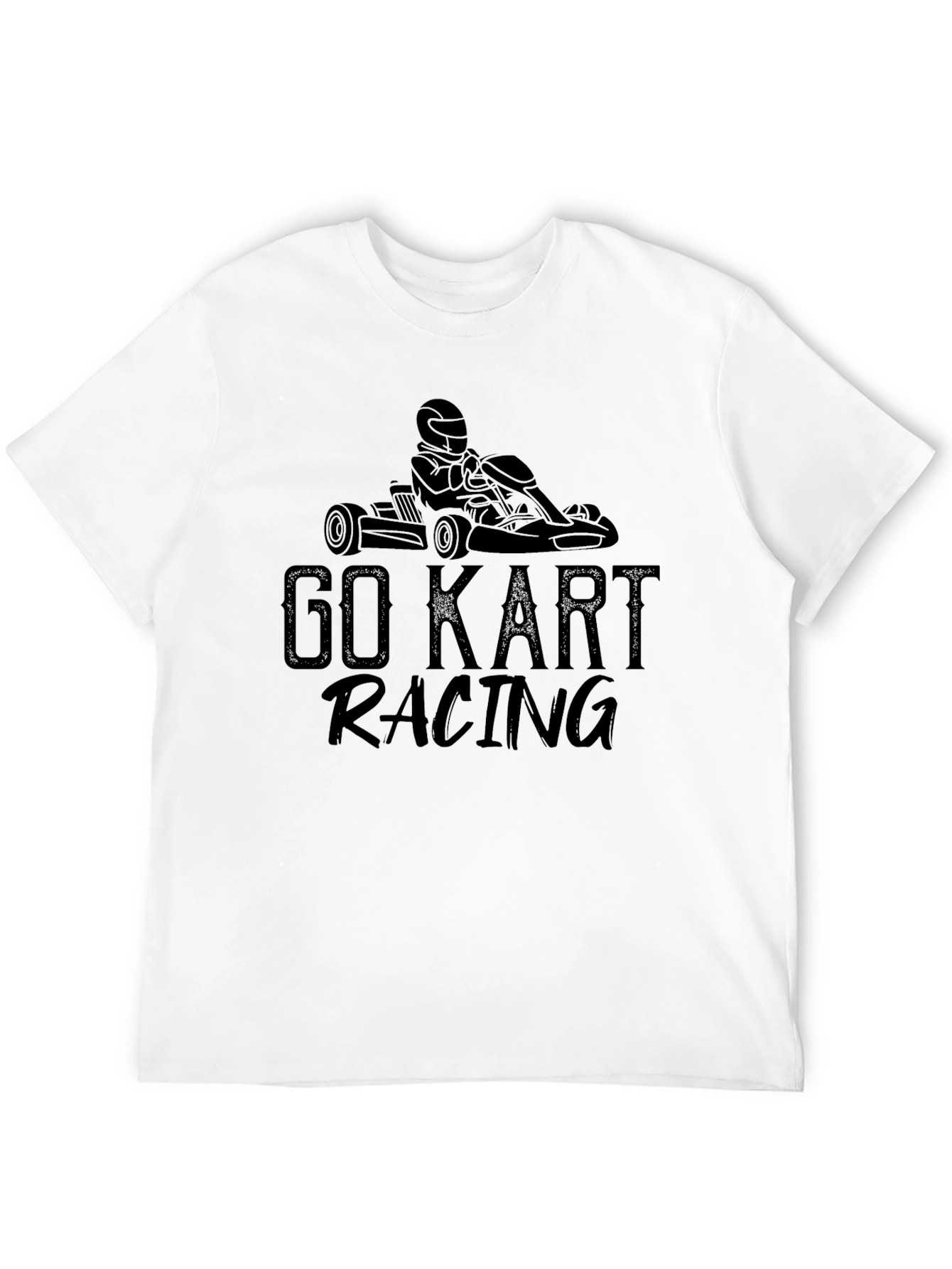 Go Kart Racing Black T-Shirt