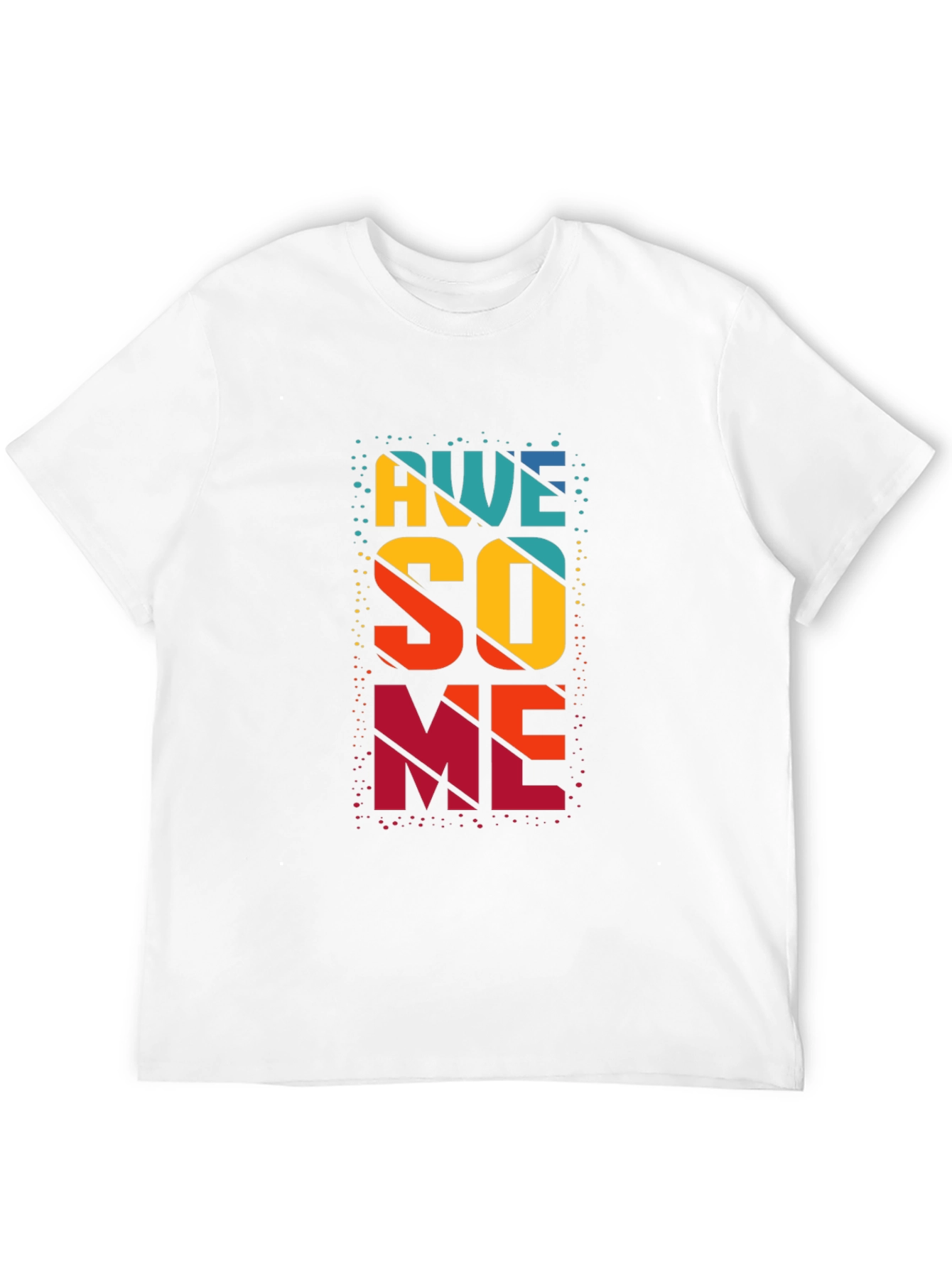 Awesome Graphic Print Black T-Shirt