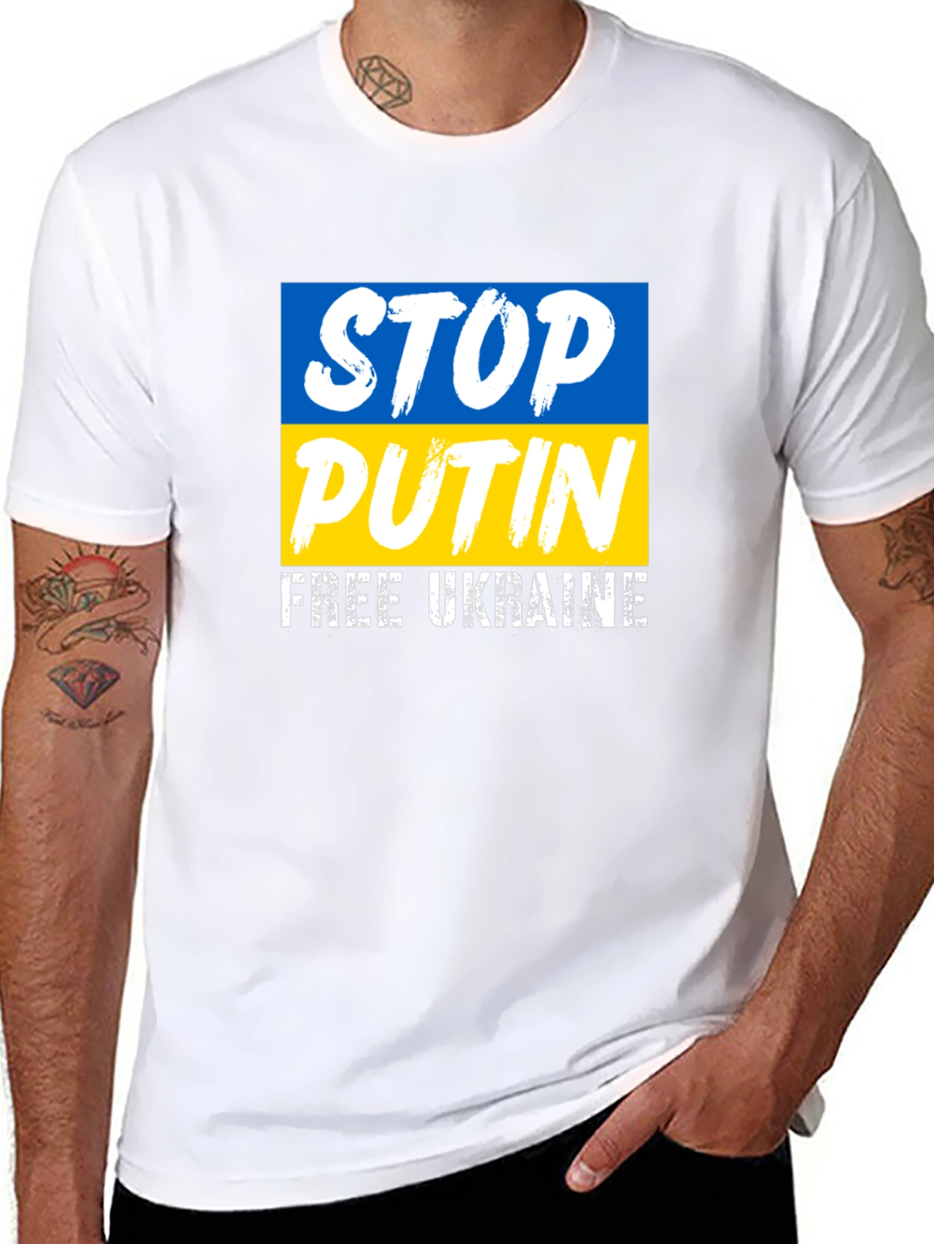 Stop Putin Free Ukraine T-Shirt