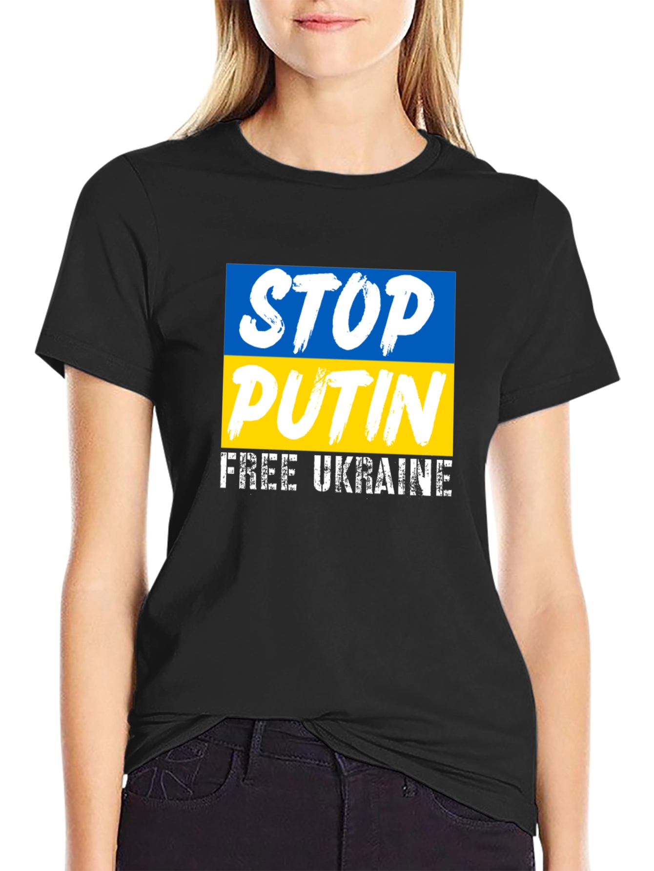 Stop Putin Free Ukraine T-Shirt