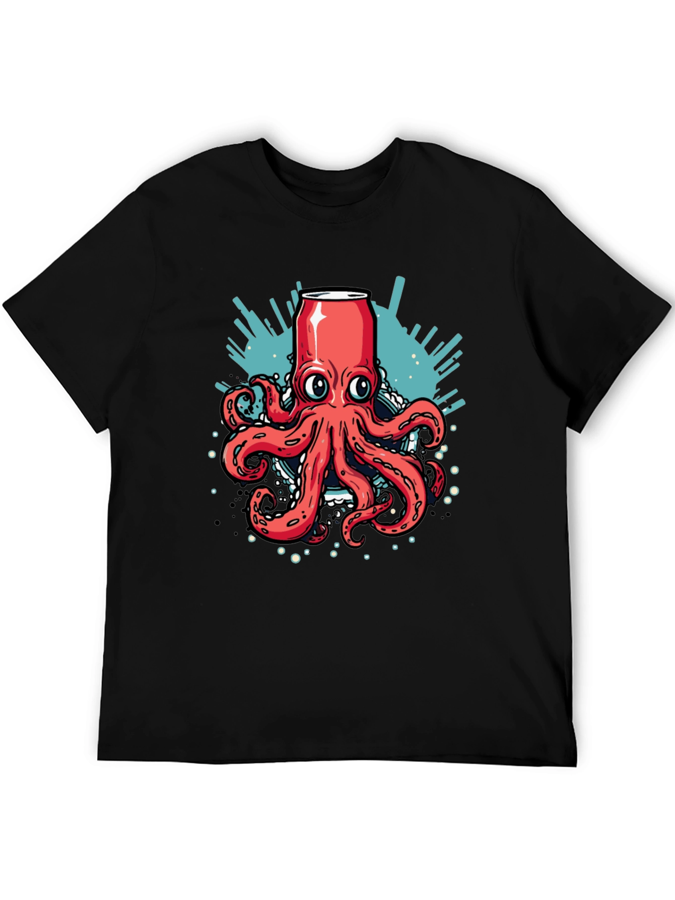 Octopus Can Graphic Tee - Unique Design